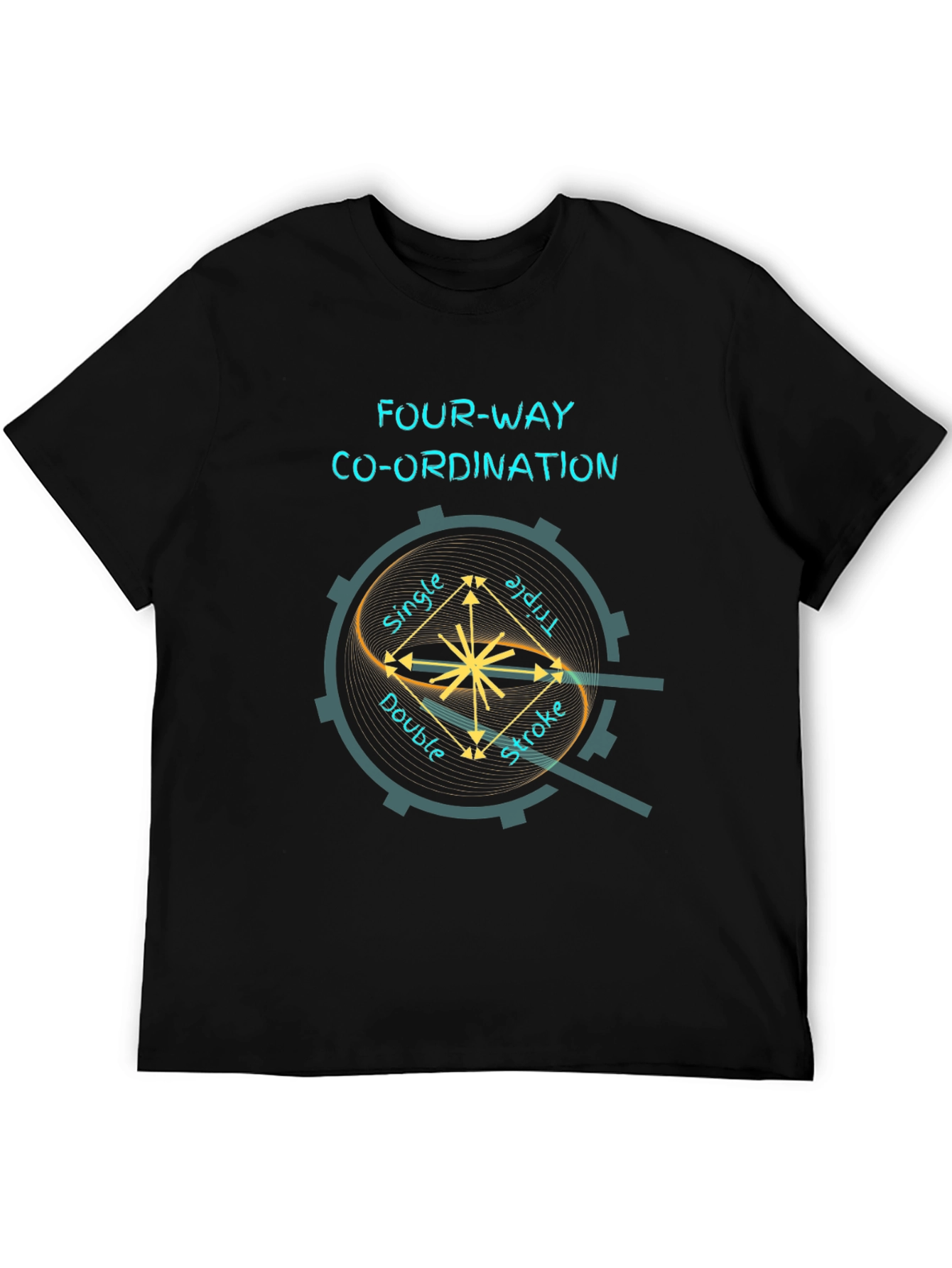 Four-Way Coordination Graphic Tee