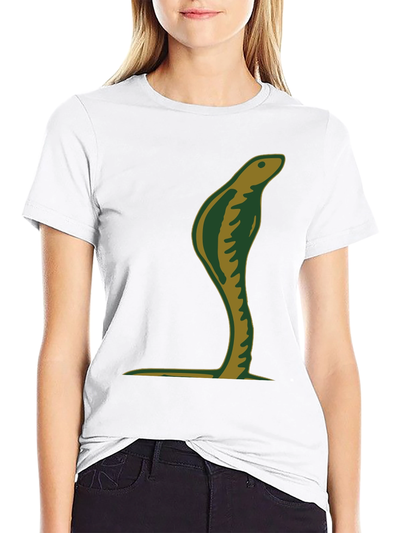 Cobra Snake Graphic Tee - Mens Black T-Shirt