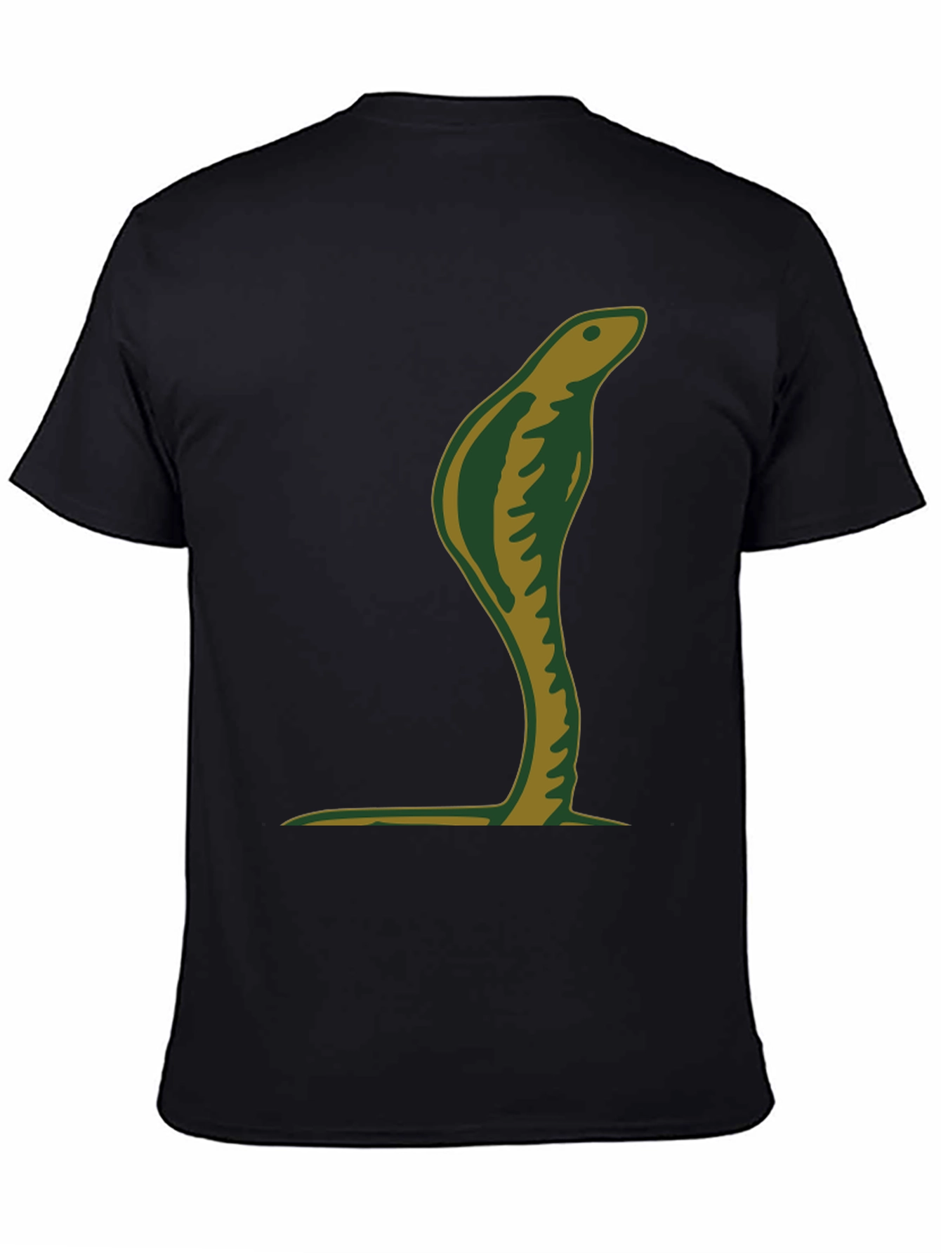 Cobra Snake Graphic Tee - Mens Black T-Shirt