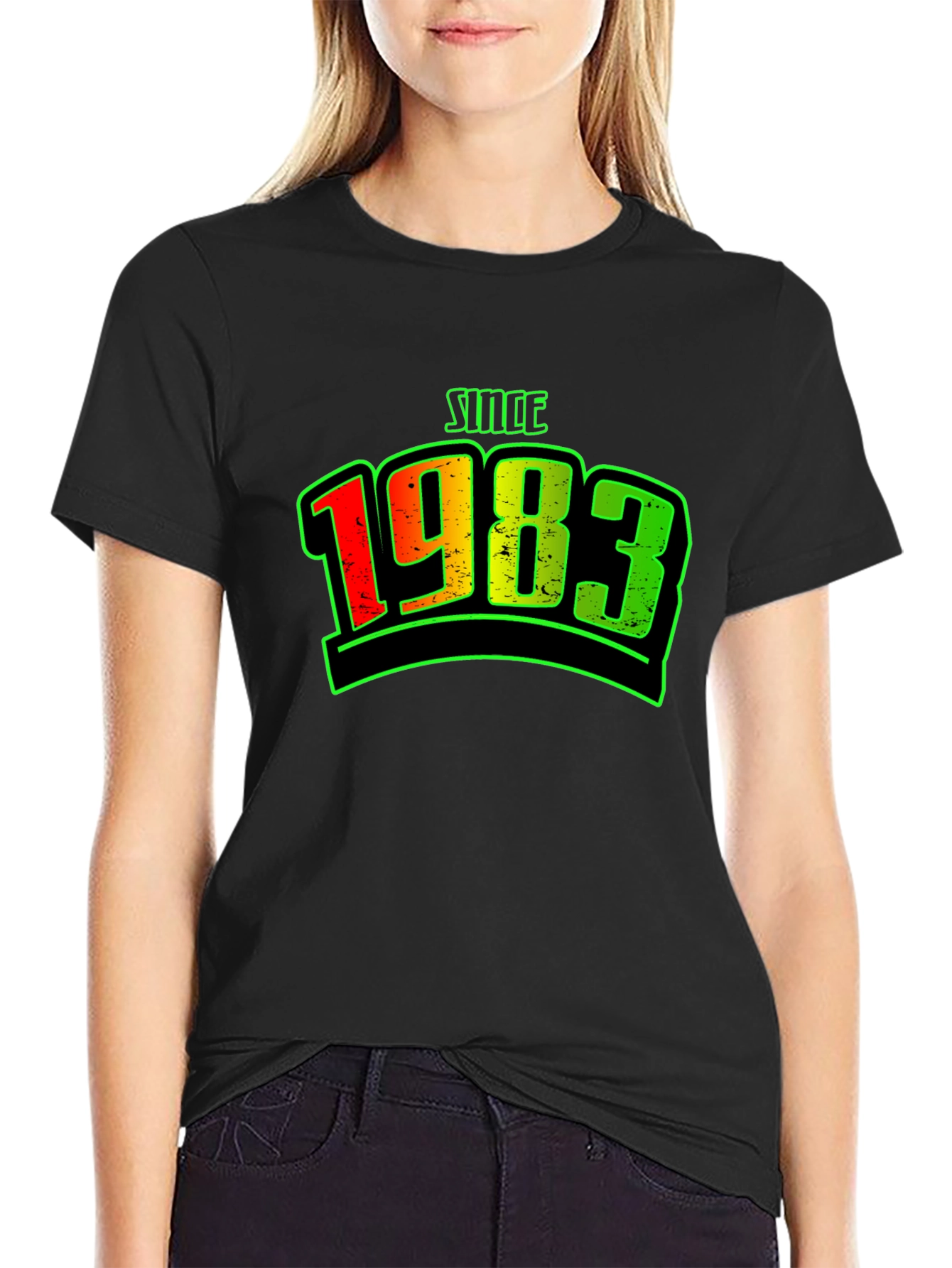 Since 1983 Black Graphic T-Shirt