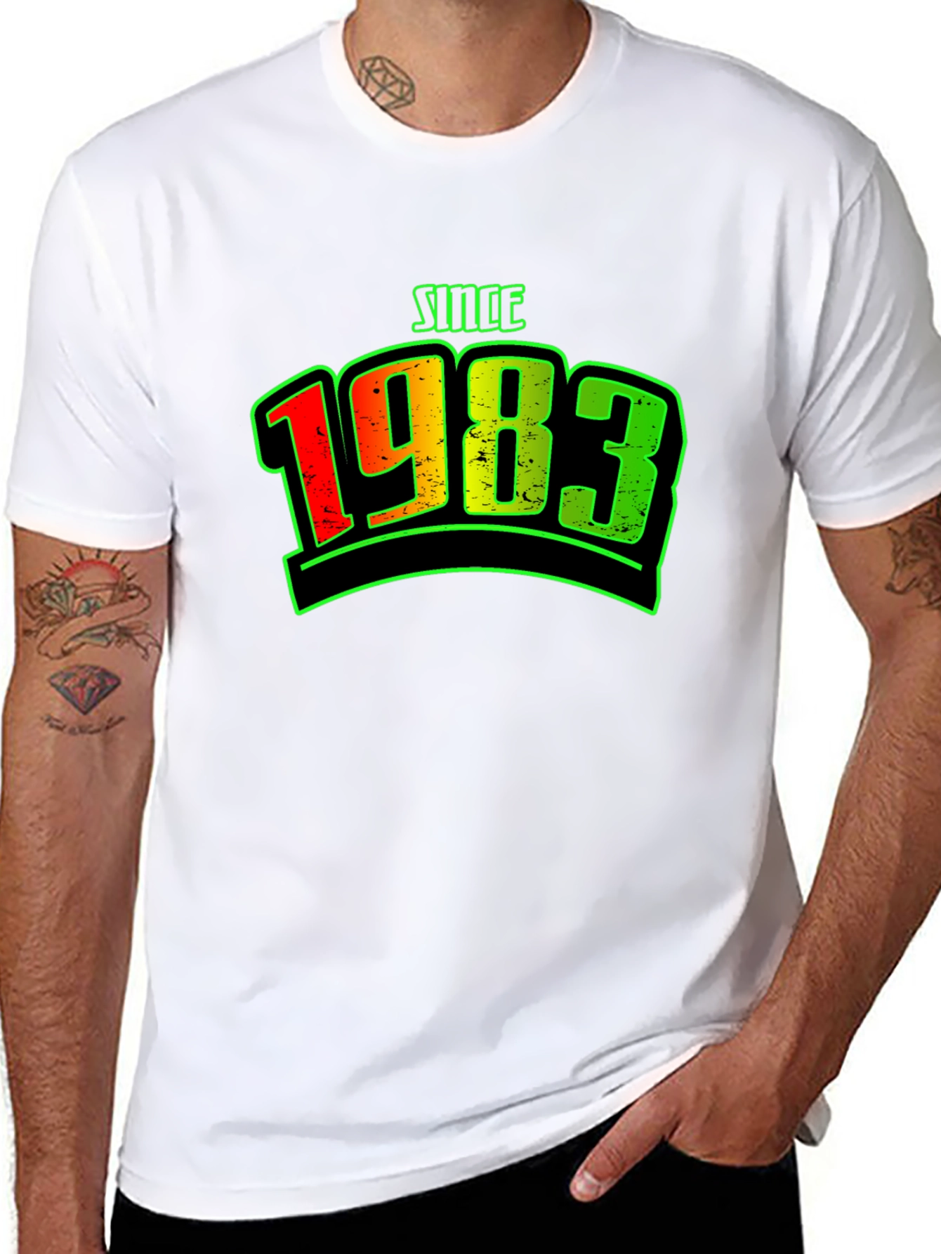 Since 1983 Black Graphic T-Shirt