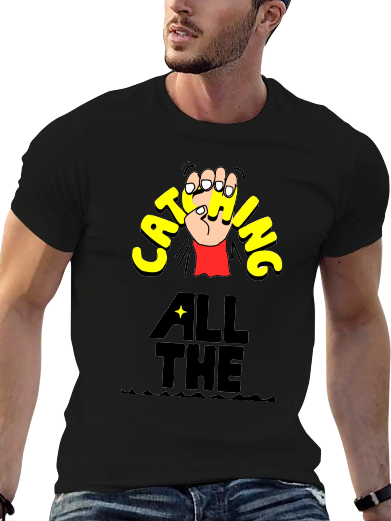 Catching All The Luck T-Shirt Graphic Tee