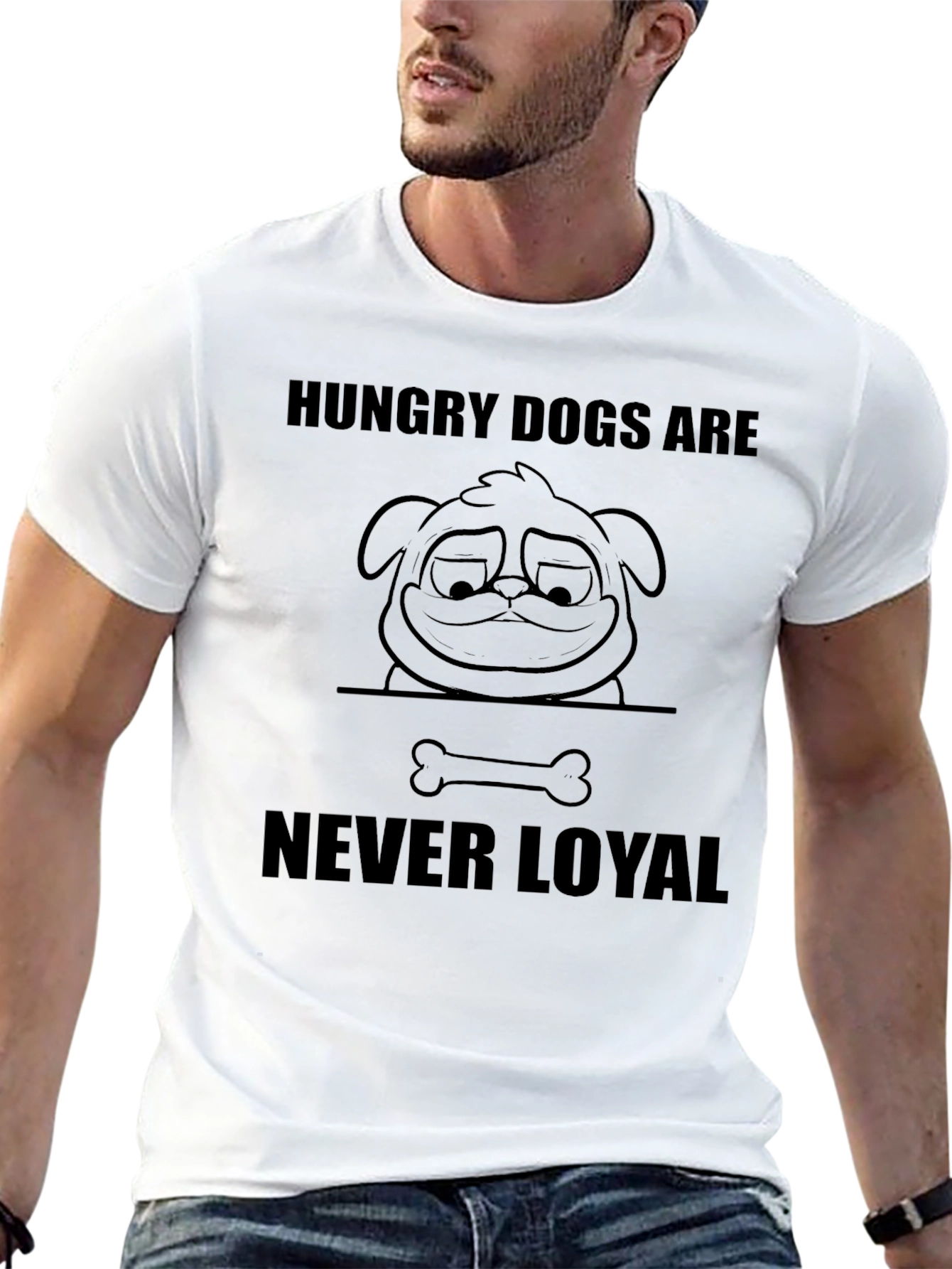Hungry Dogs Tee: Never Loyal Graphic T-Shirt