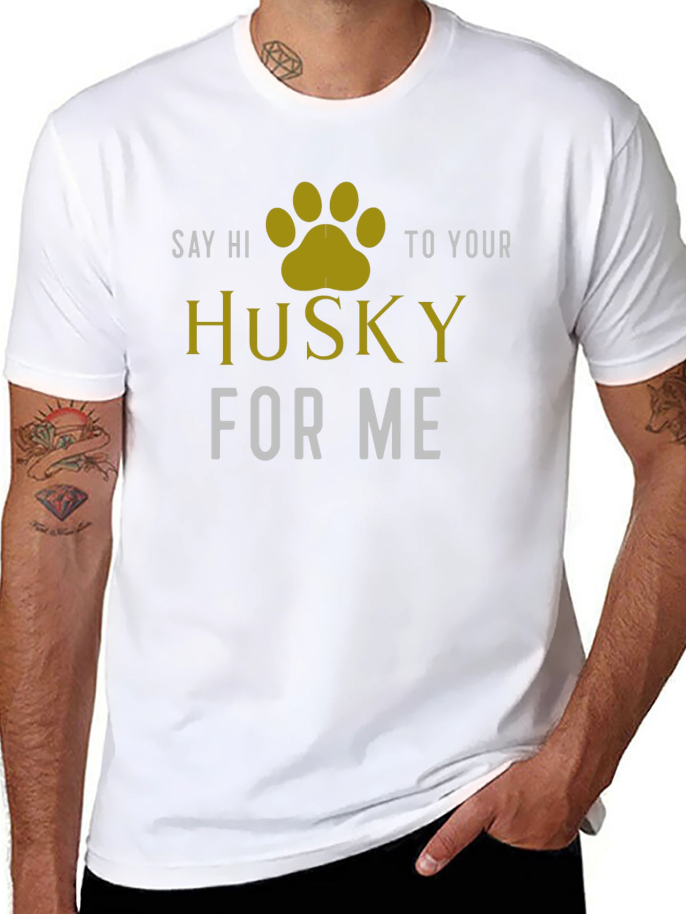 Say Hi To Your Husky T-Shirt