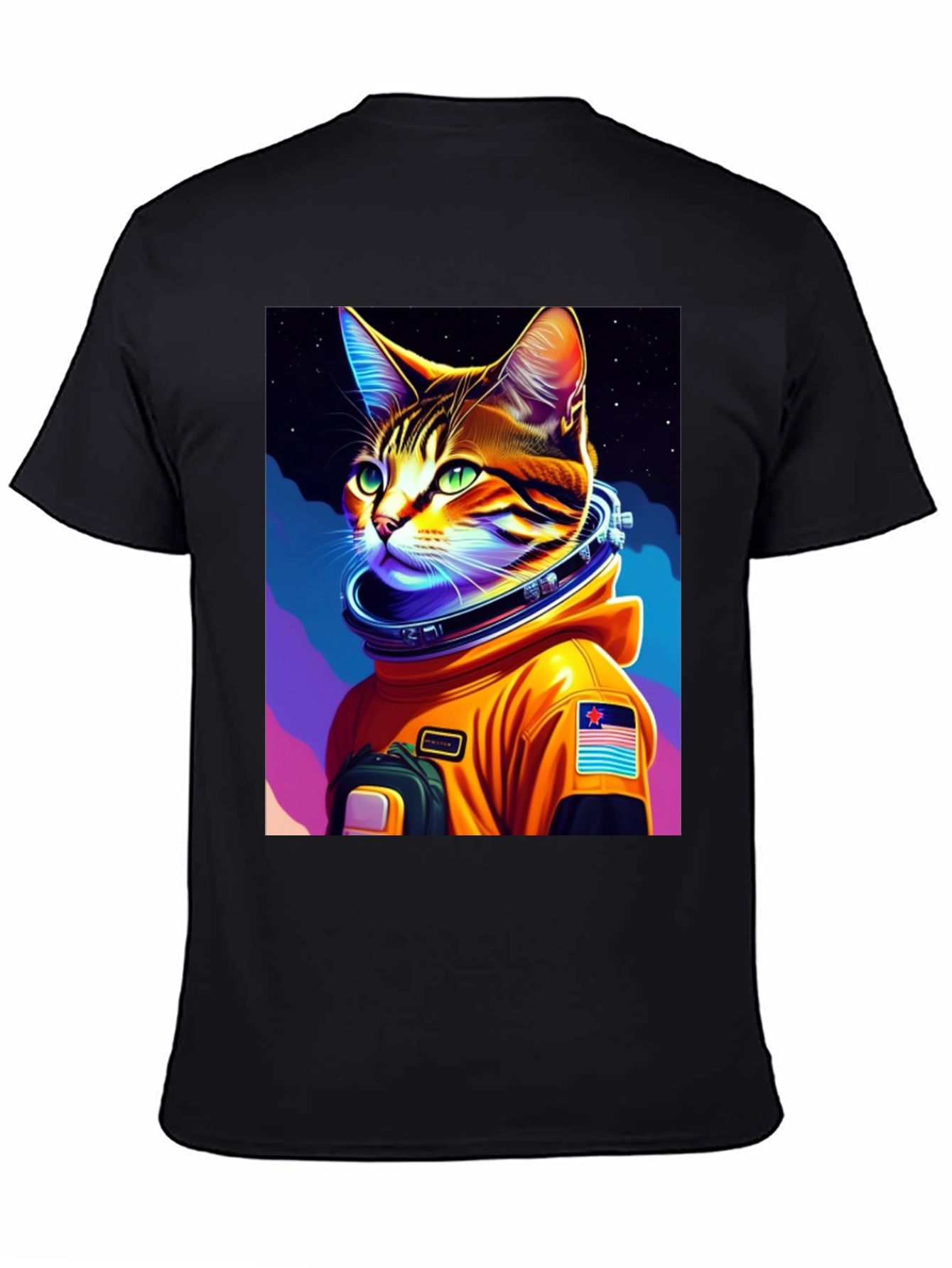 Cat Astronaut T-Shirt - Unique Space Design