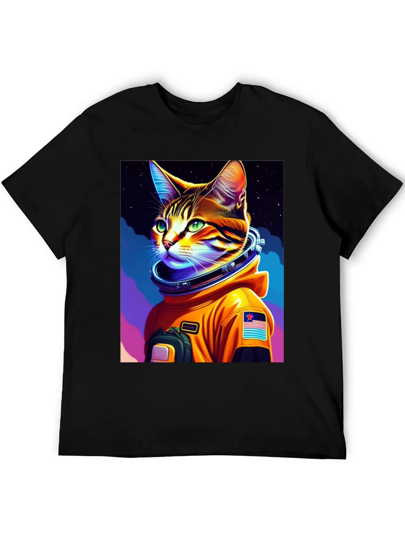 Cat Astronaut T-Shirt - Unique Space Design
