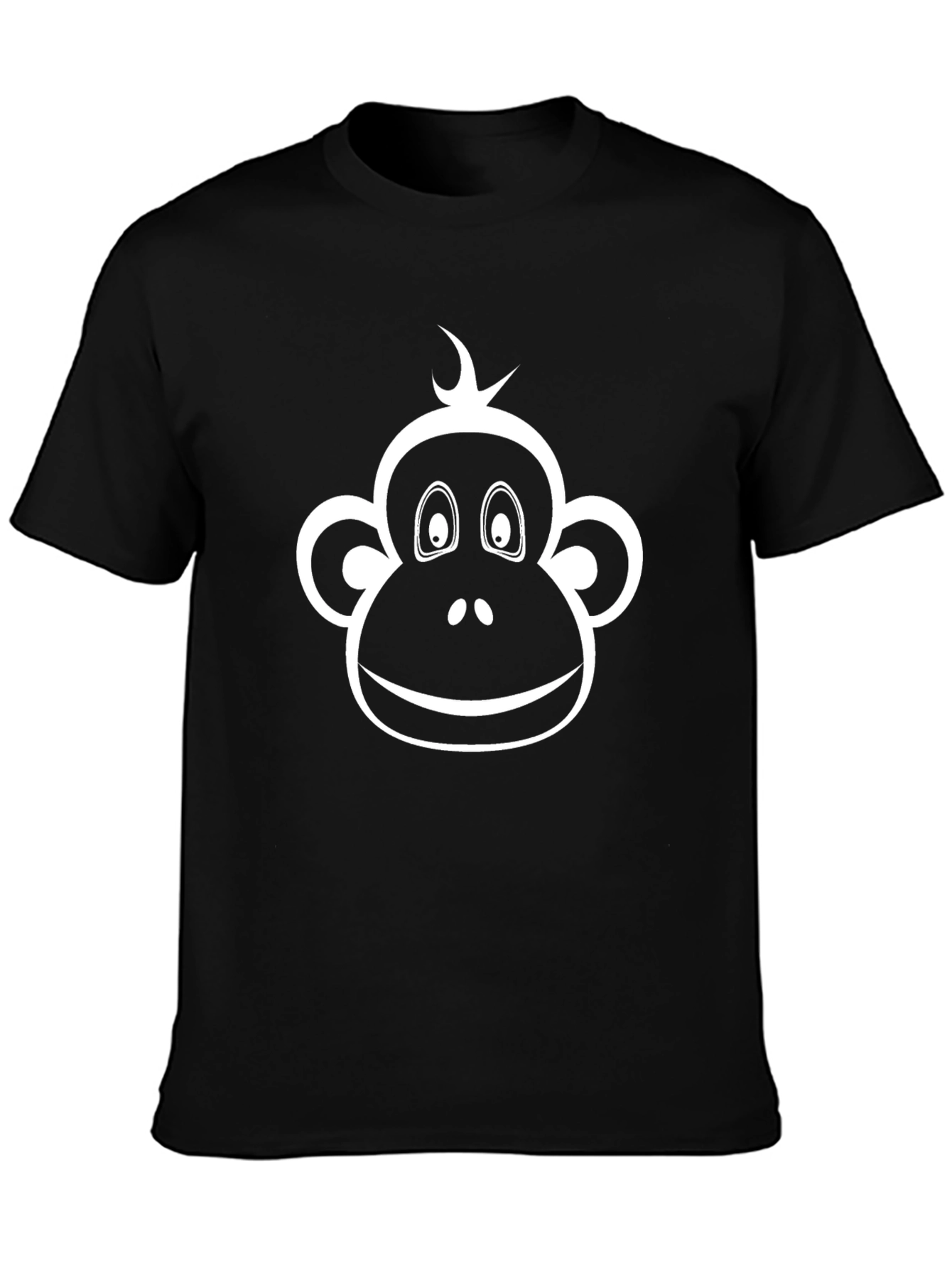 Monkey Graphic Black T-Shirt