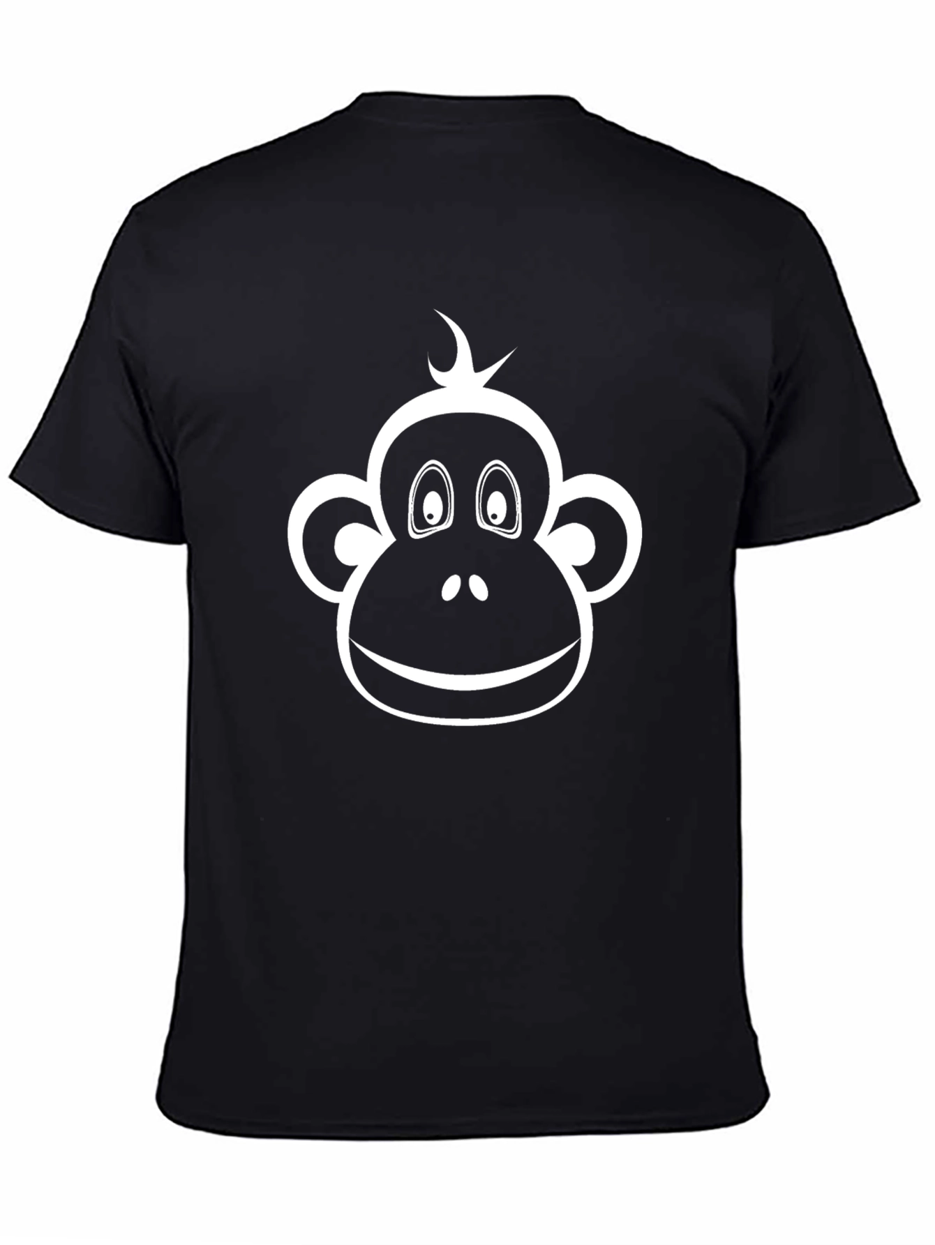 Monkey Graphic Black T-Shirt