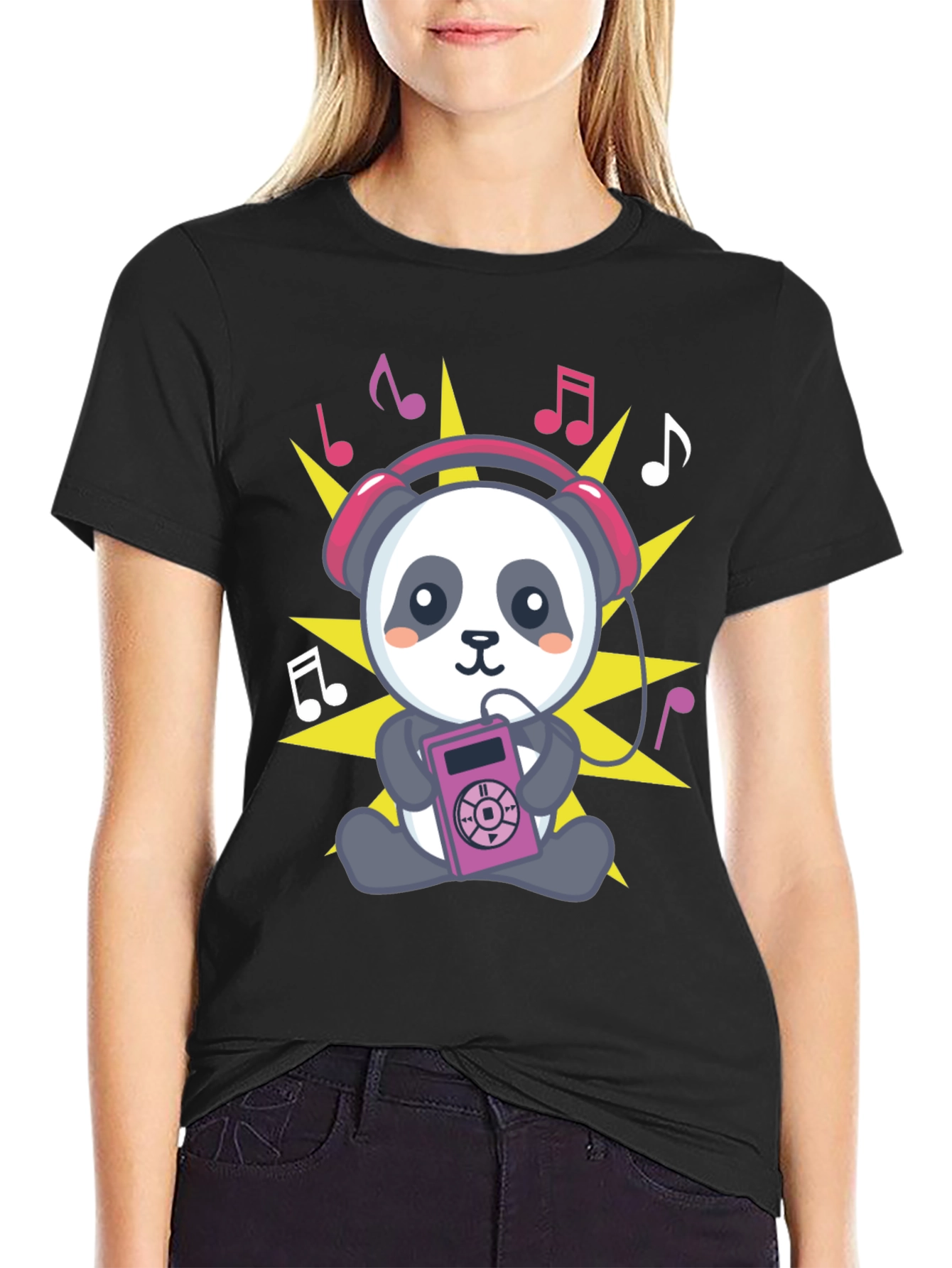 Panda Music Lover T-Shirt