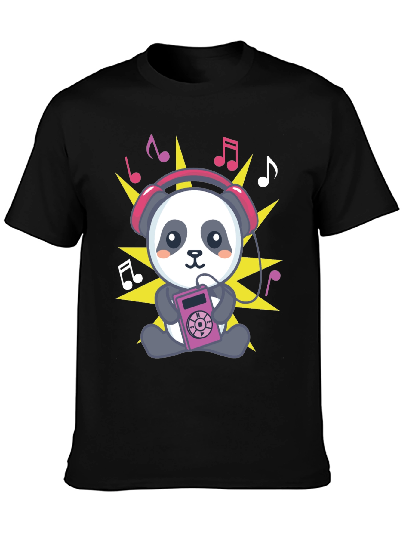 Panda Music Lover T-Shirt