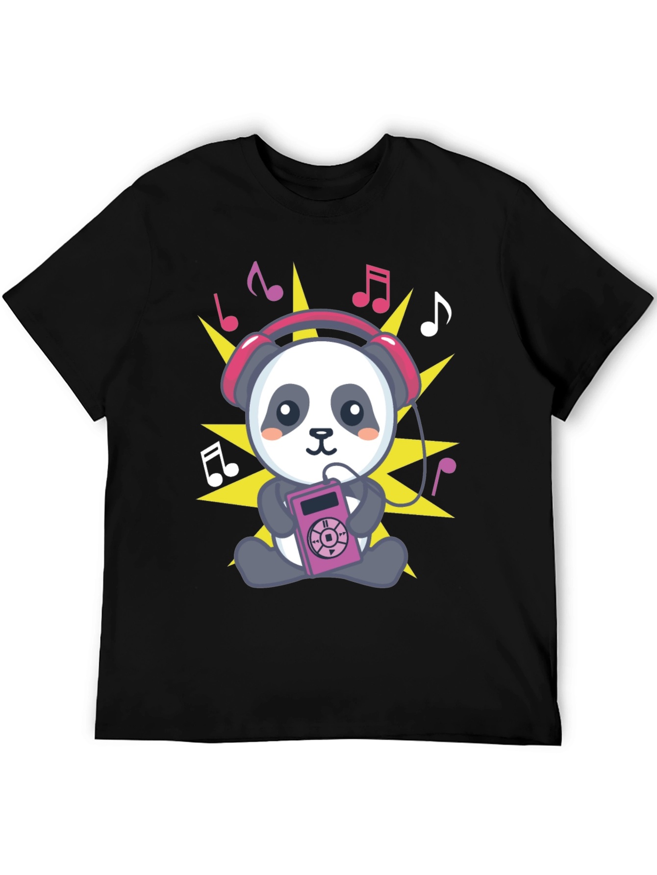 Panda Music Lover T-Shirt