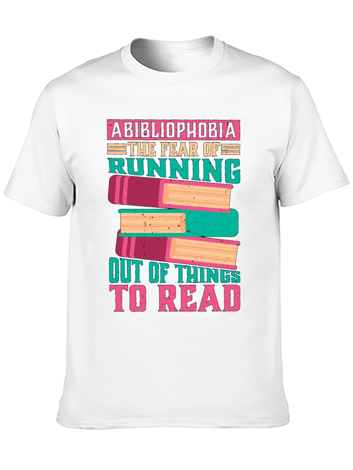 Abibliophobia Funny Book Lover T-Shirt