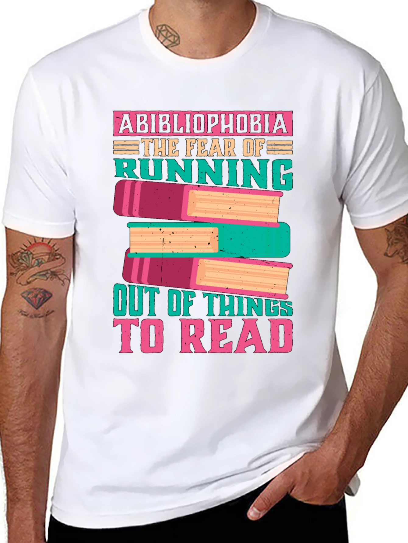 Abibliophobia Funny Book Lover T-Shirt