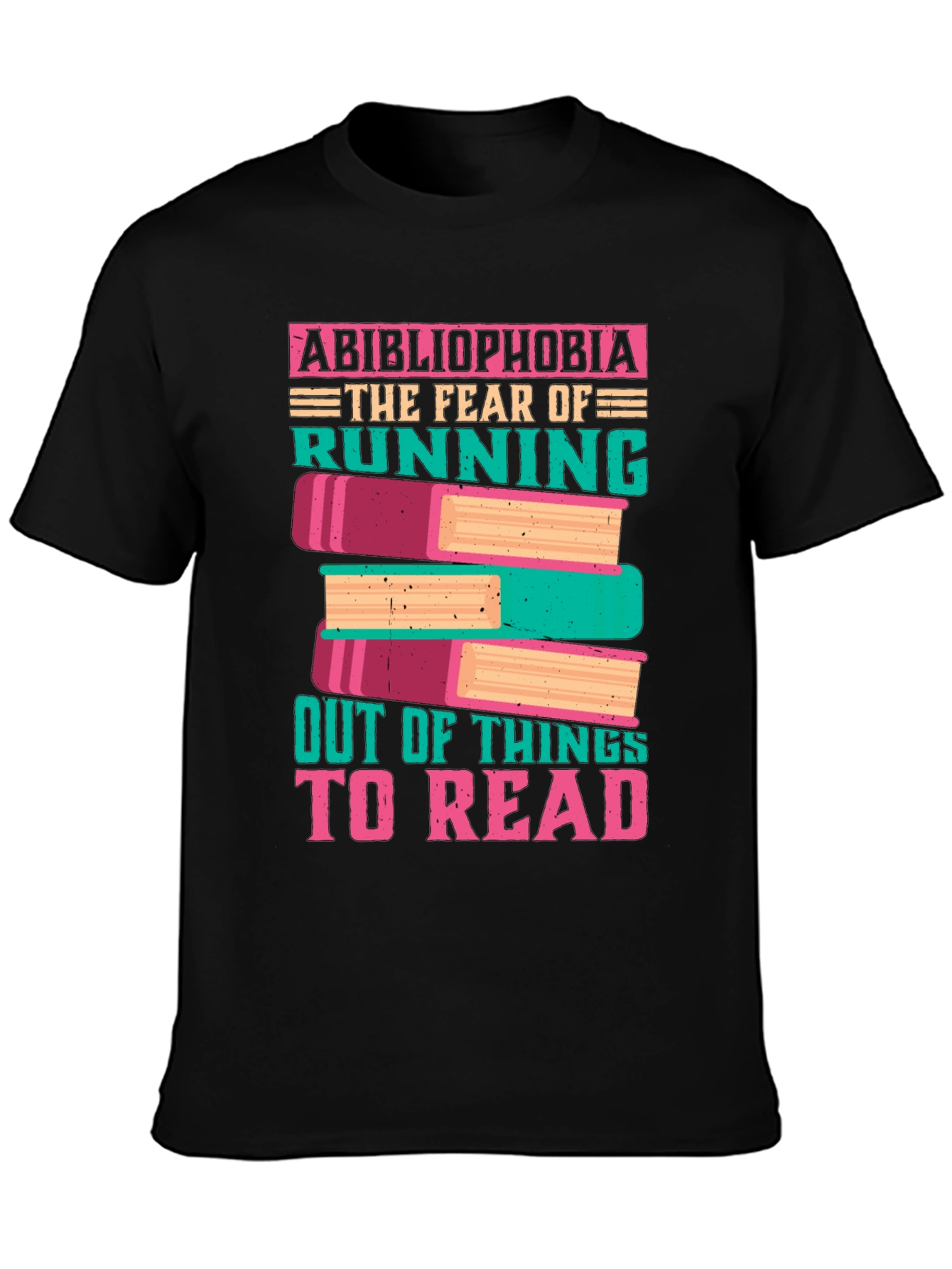 Abibliophobia Funny Book Lover T-Shirt