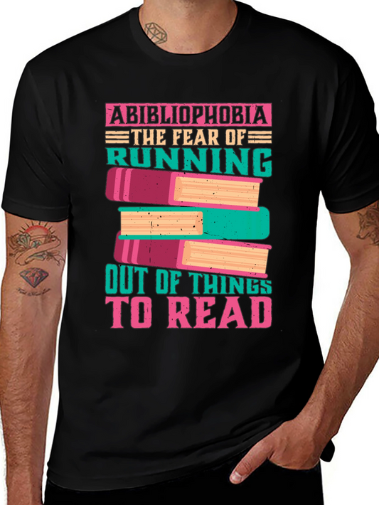 Abibliophobia Funny Book Lover T-Shirt