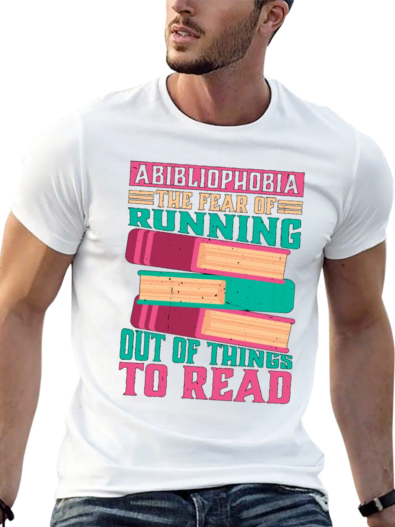 Abibliophobia Funny Book Lover T-Shirt