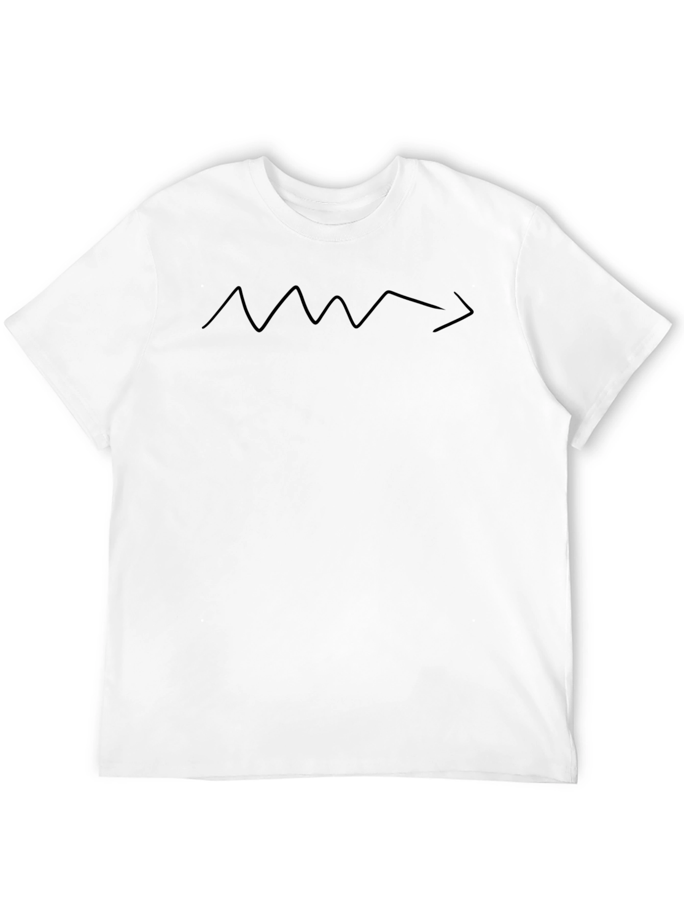 Arrow Zig Zag Graphic Tee - Black Casual Shirt