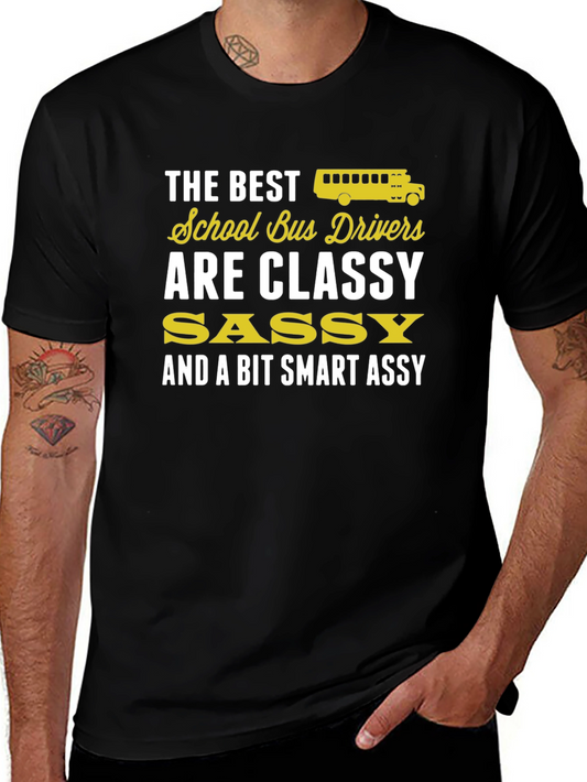 Classy School Bus Driver T-Shirt