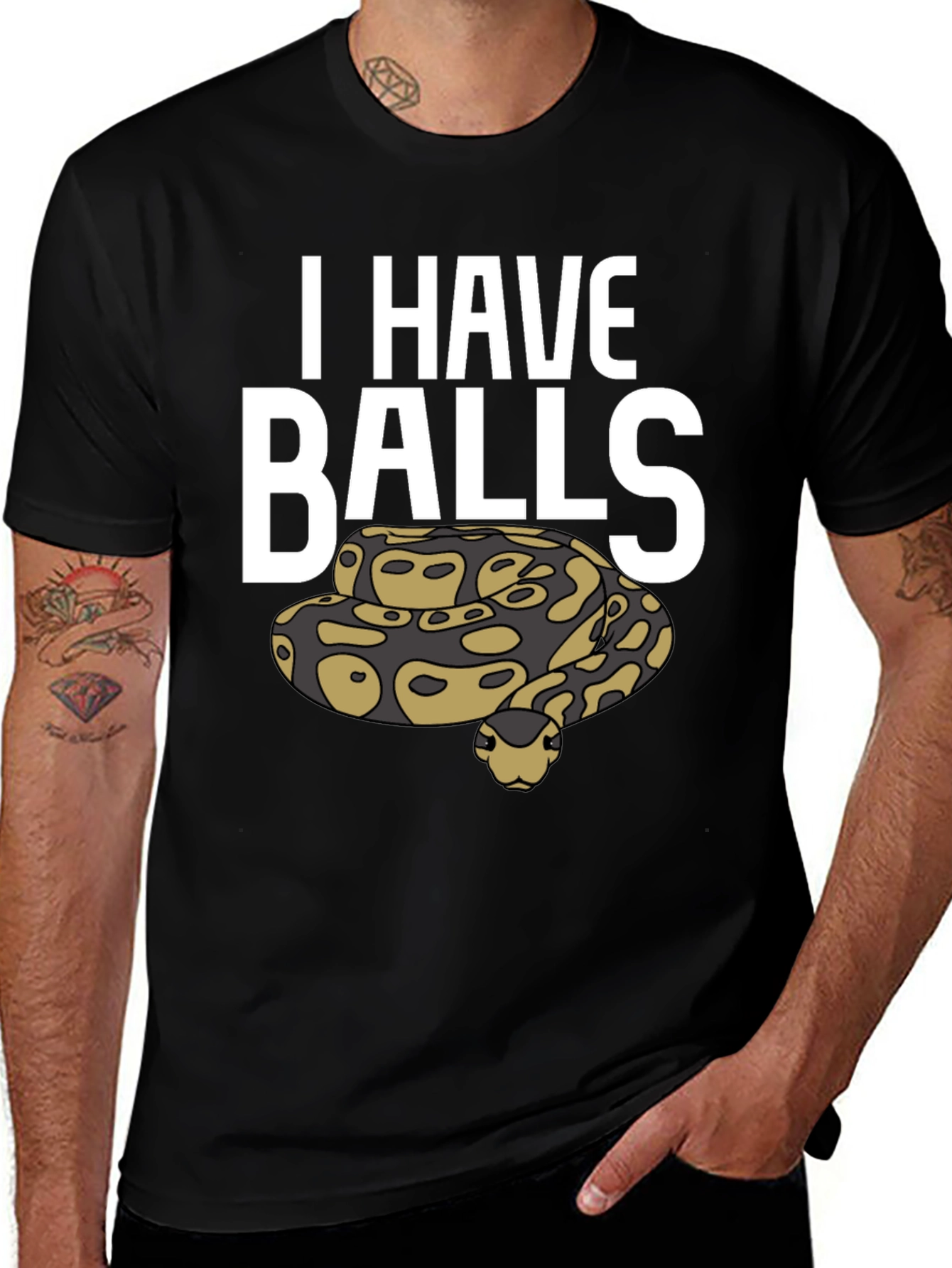 I Have Balls Python Graphic T-Shirt