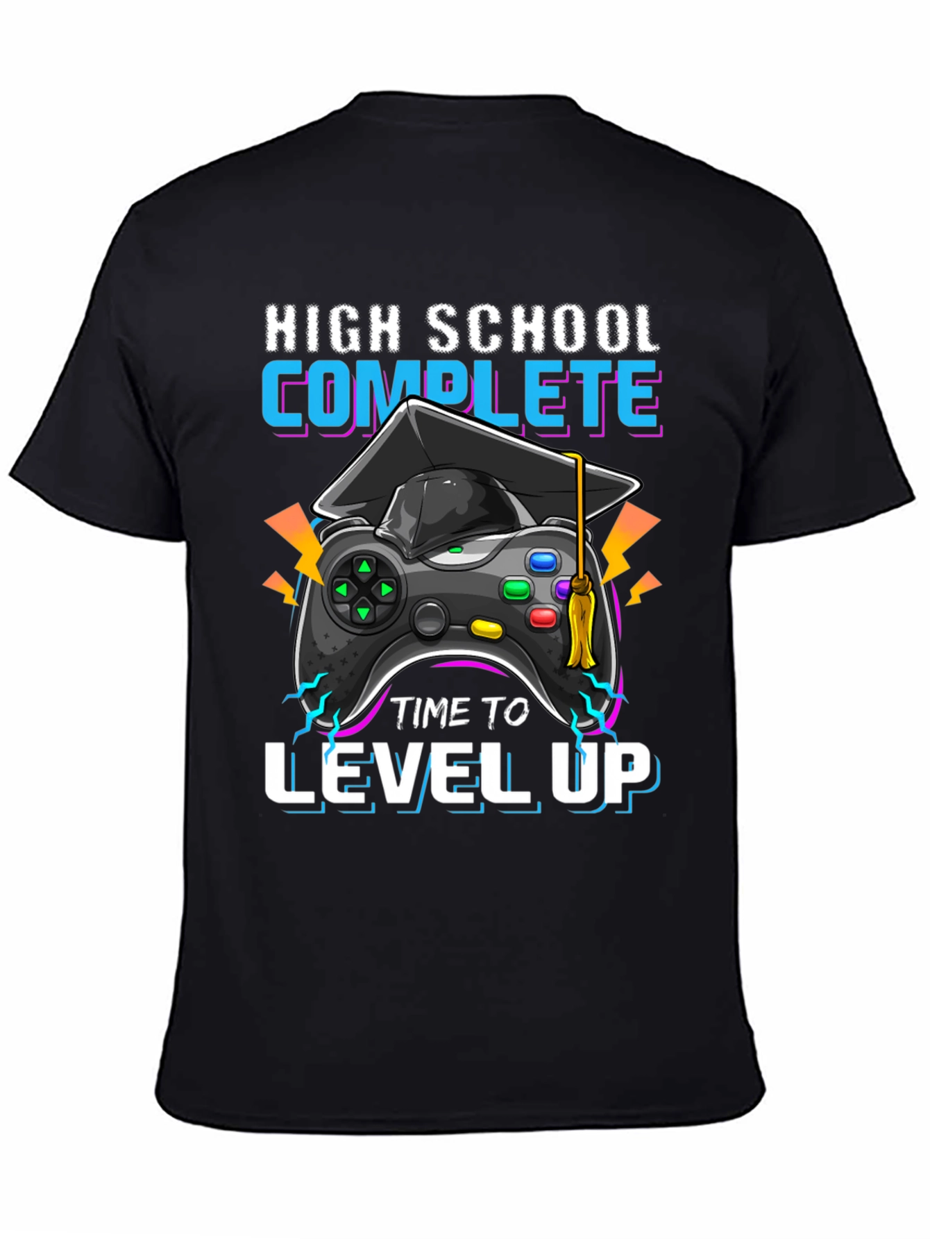 High School Complete Gamer Graduation T-Shirt