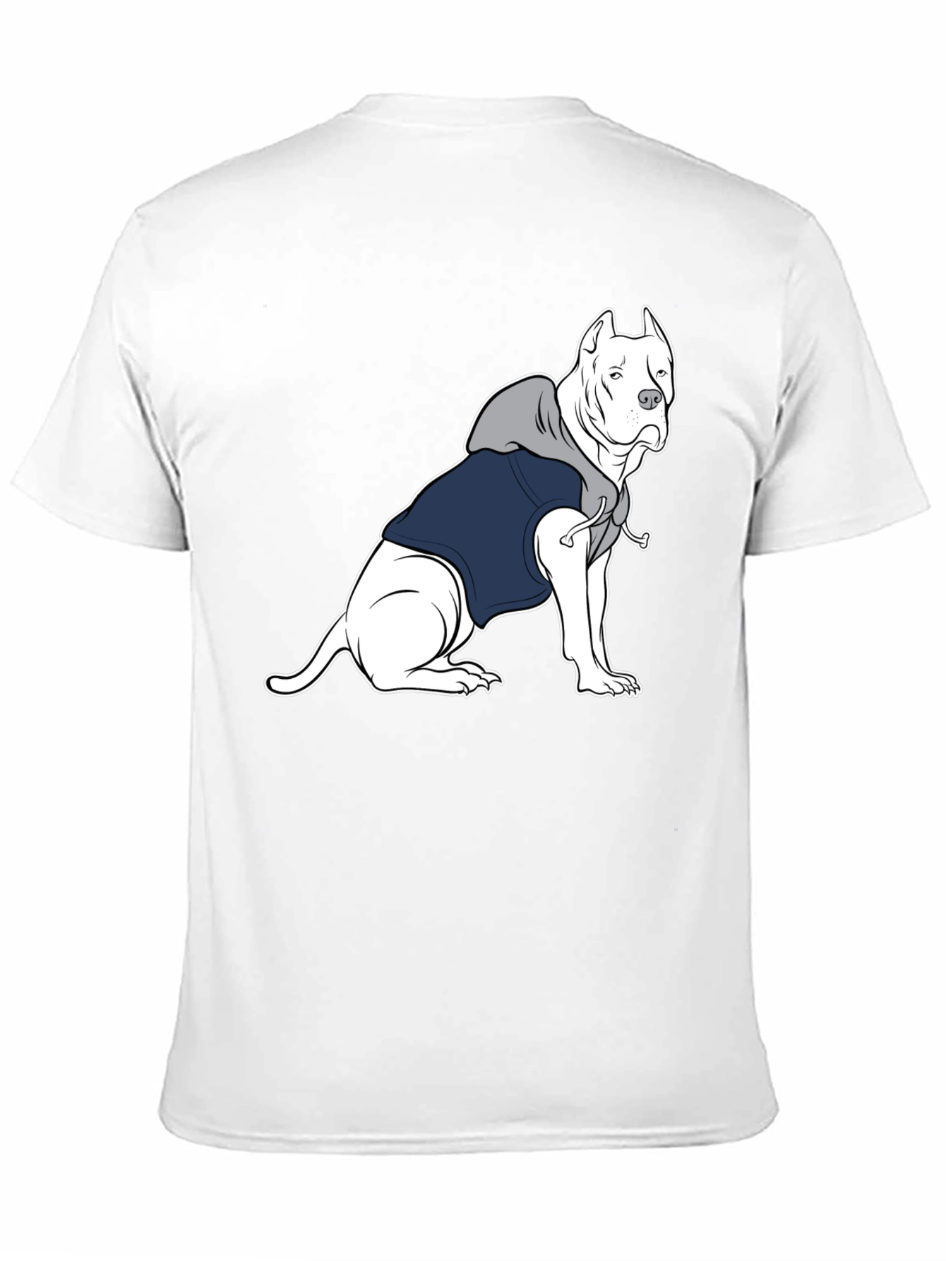Dog in Hoodie Graphic Tee - Unisex T-Shirt