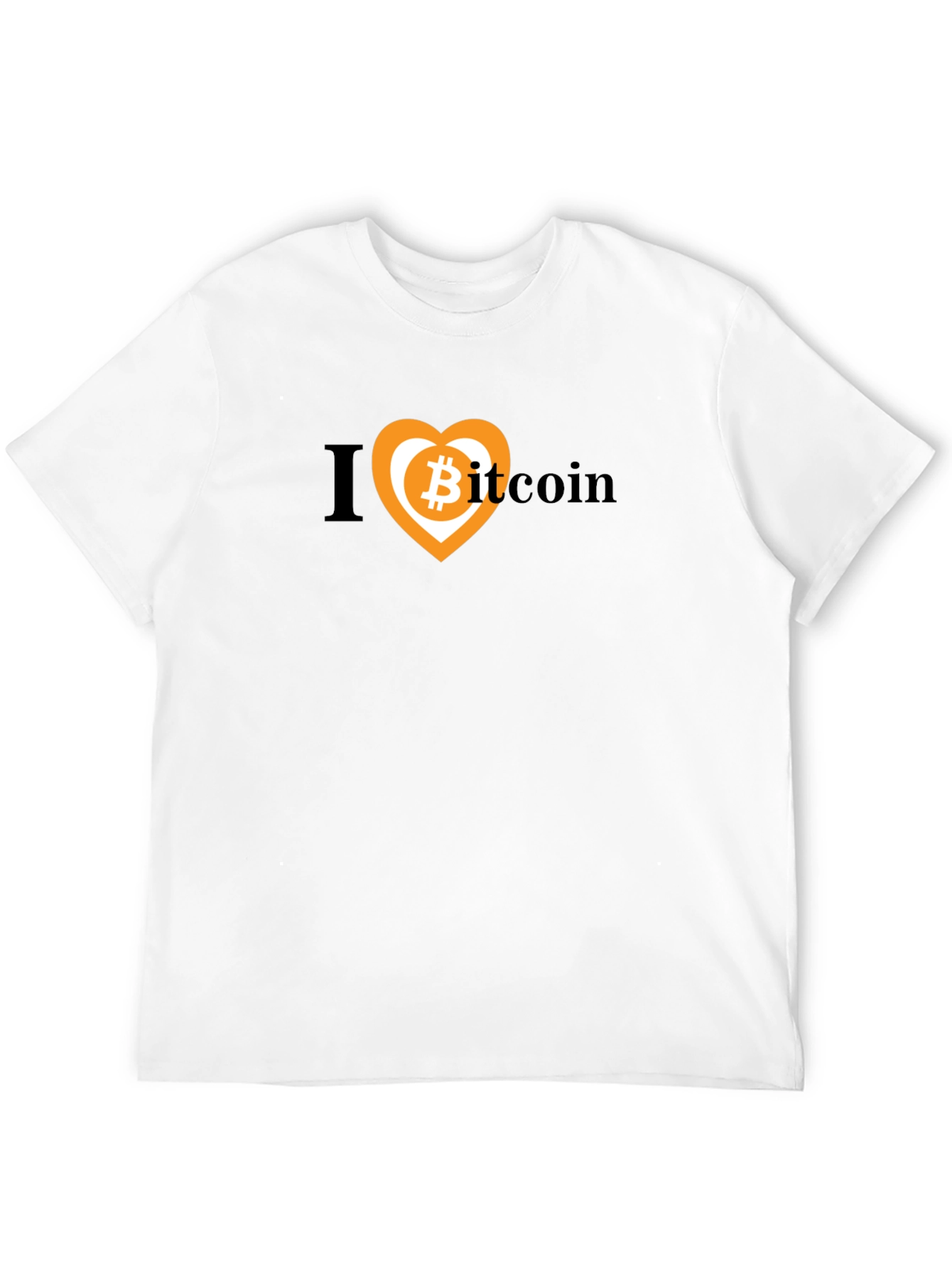 I Heart Bitcoin T-Shirt - Crypto Lover Tee