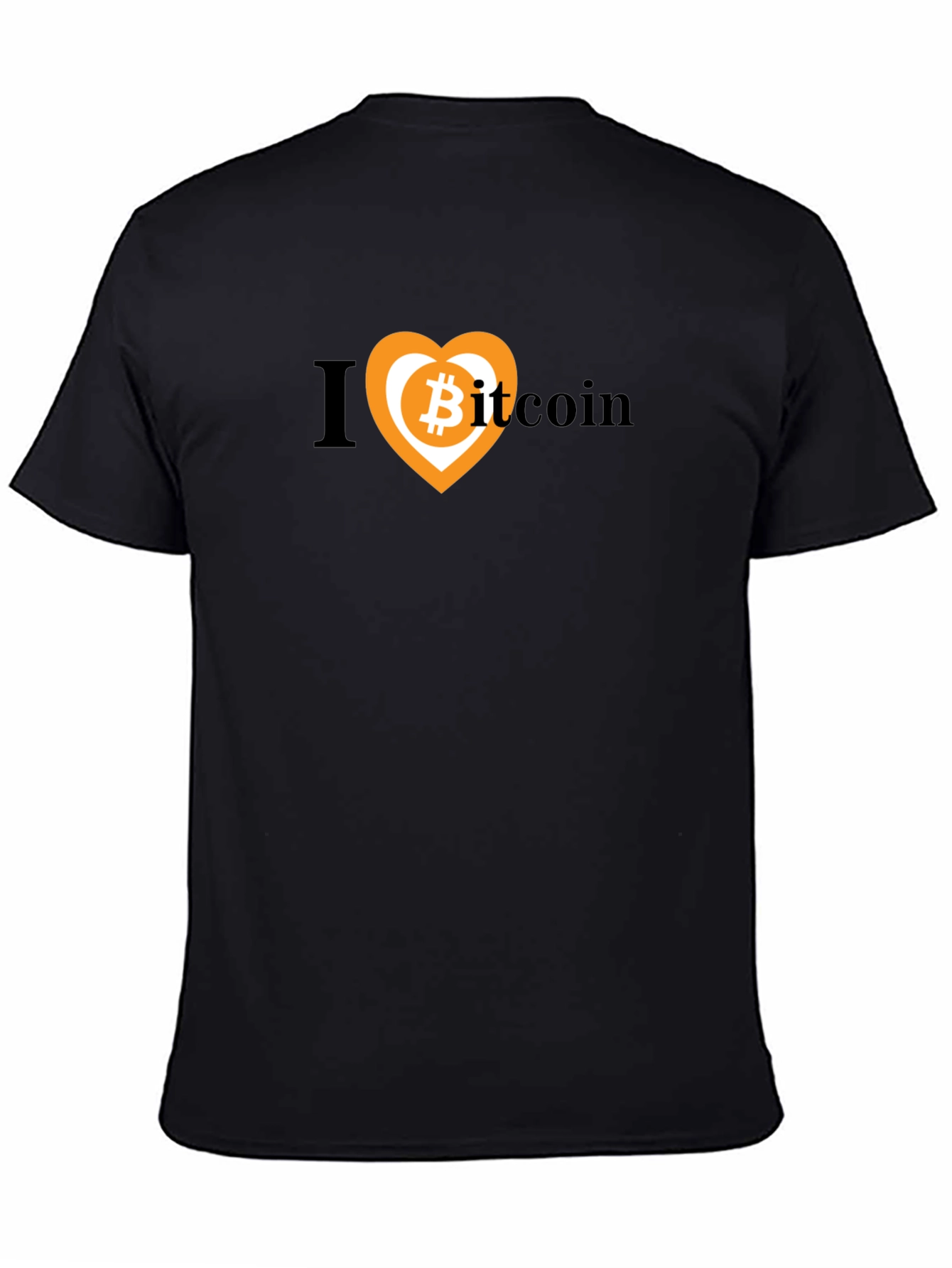 I Heart Bitcoin T-Shirt - Crypto Lover Tee