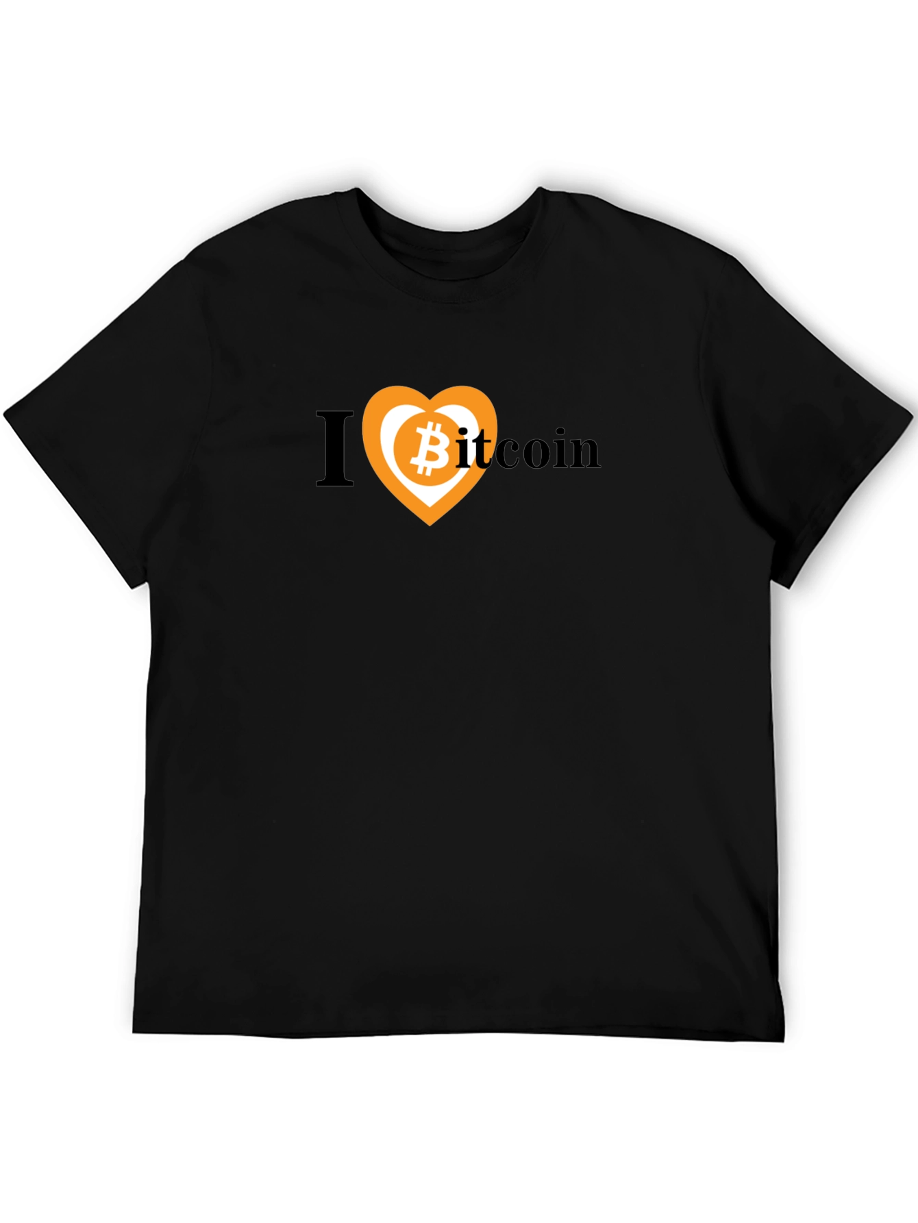 I Heart Bitcoin T-Shirt - Crypto Lover Tee