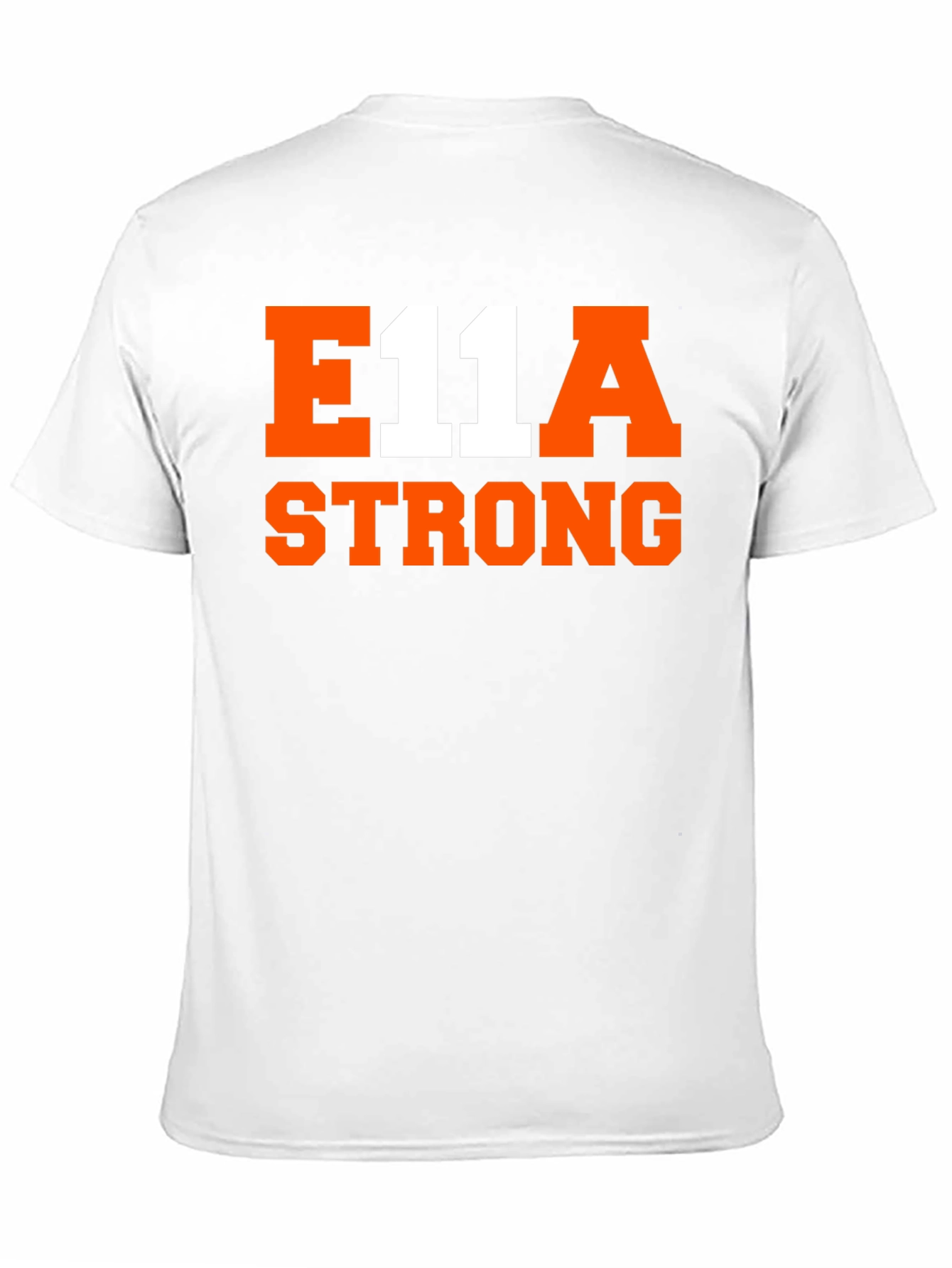 E11A Strong Graphic T-Shirt - Black Cotton Tee