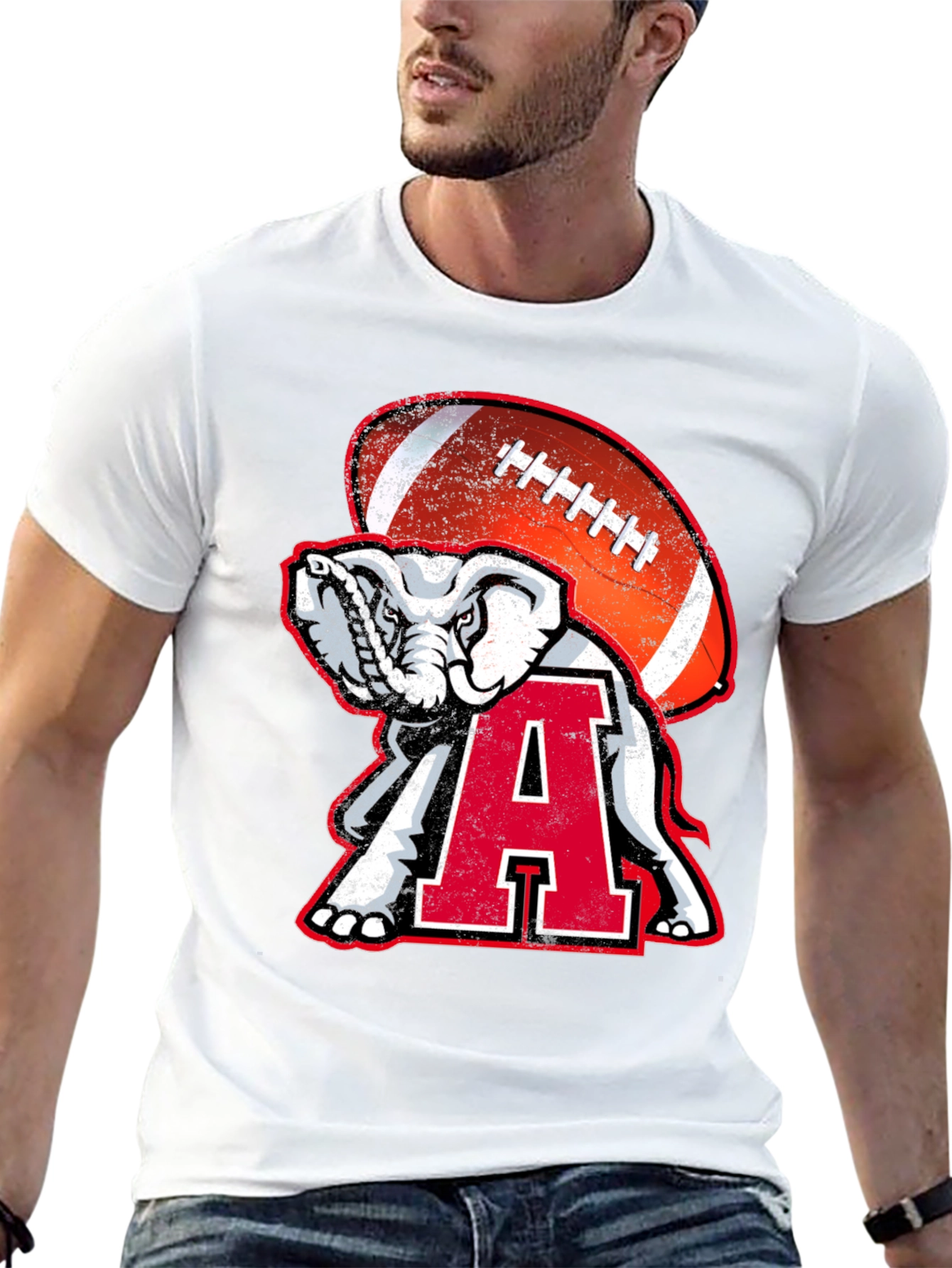 Alabama Elephant Football T-Shirt