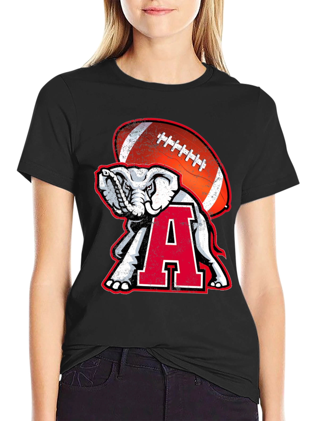 Alabama Elephant Football T-Shirt