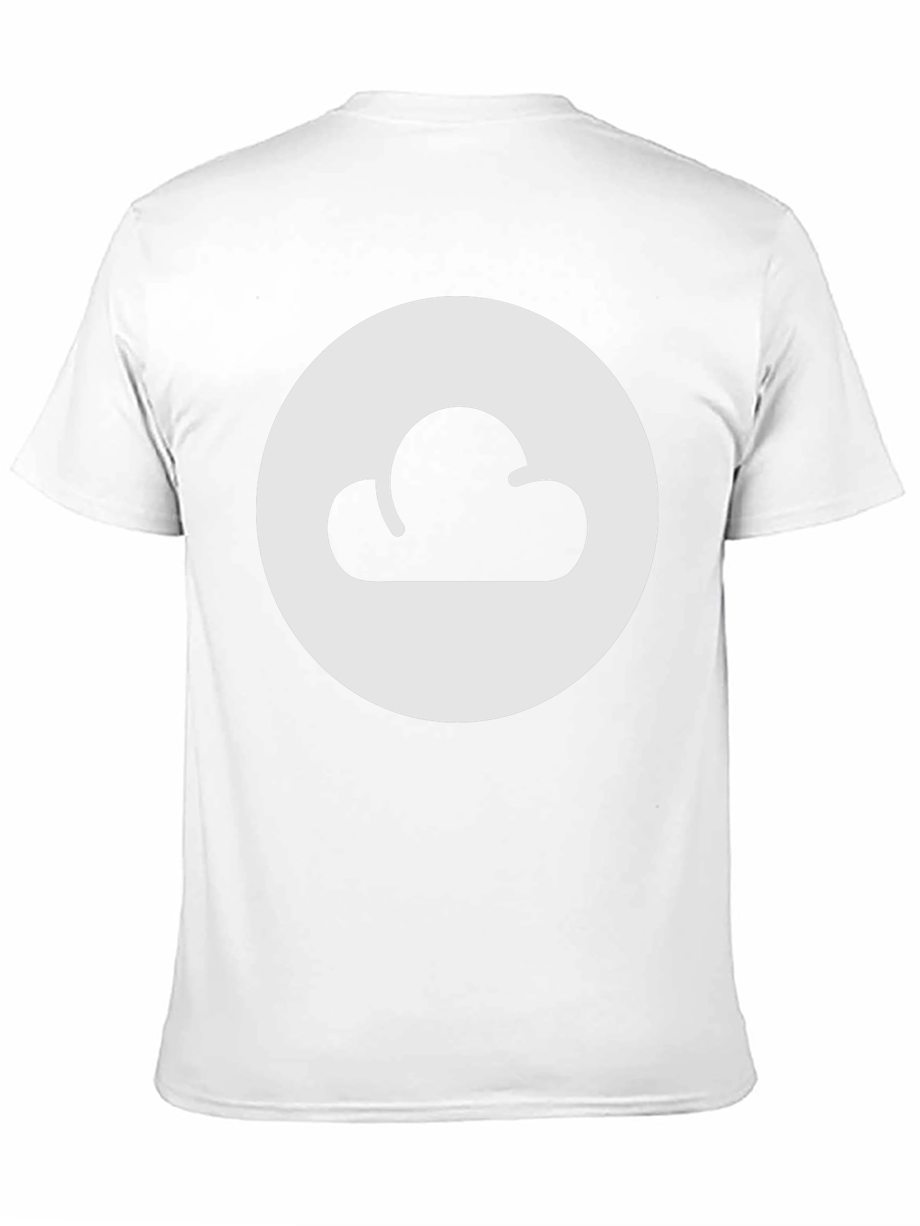 Cloud Graphic Tee - Black Cotton Casual Shirt