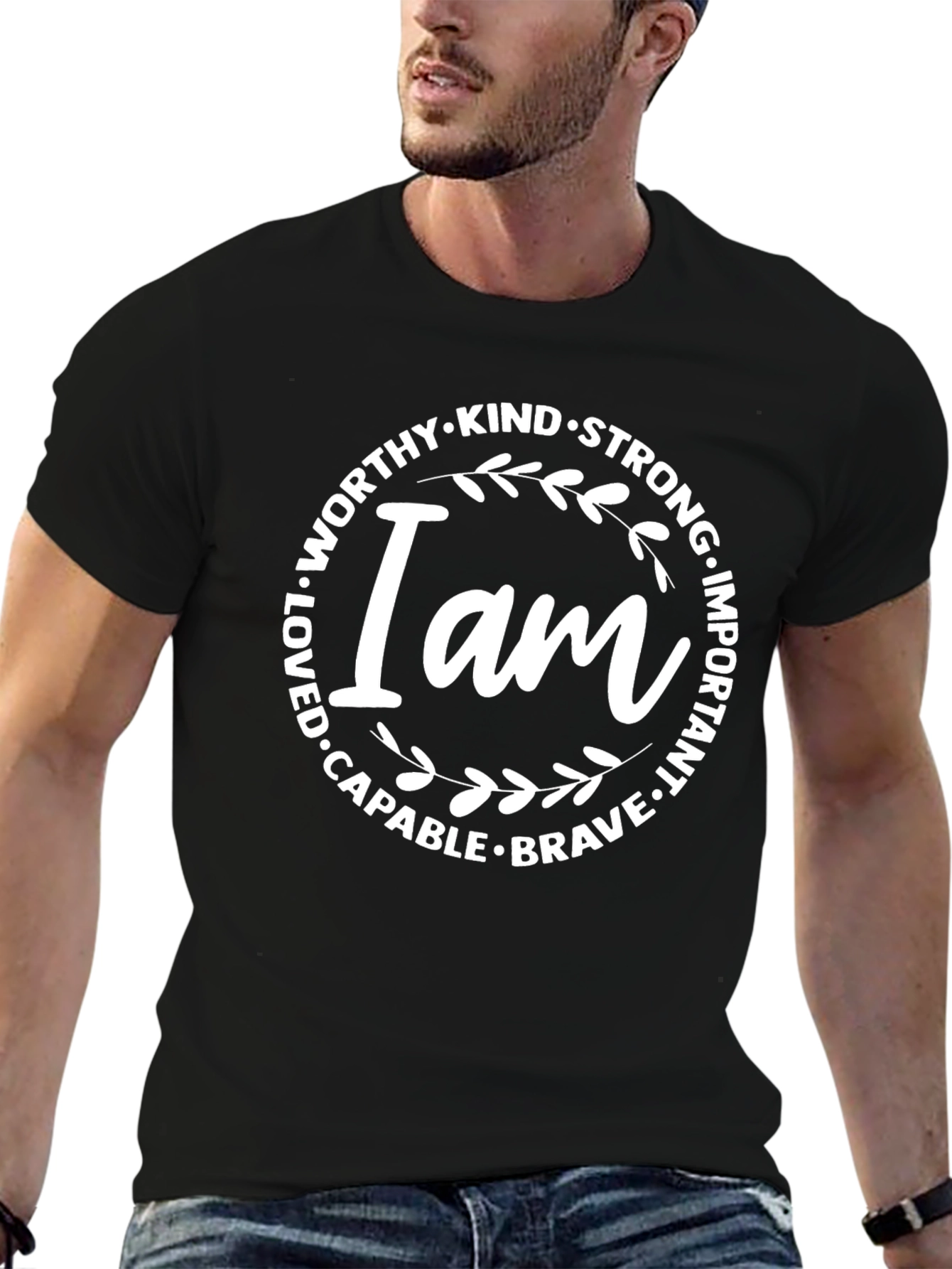 Inspirational I Am Graphic T-Shirt