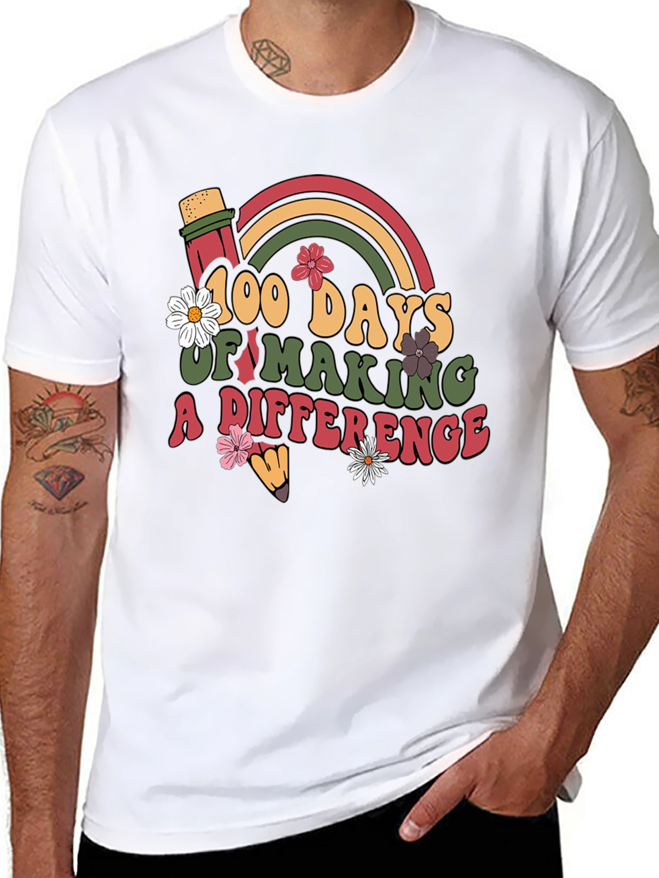 100 Days of Making a Difference T-Shirt