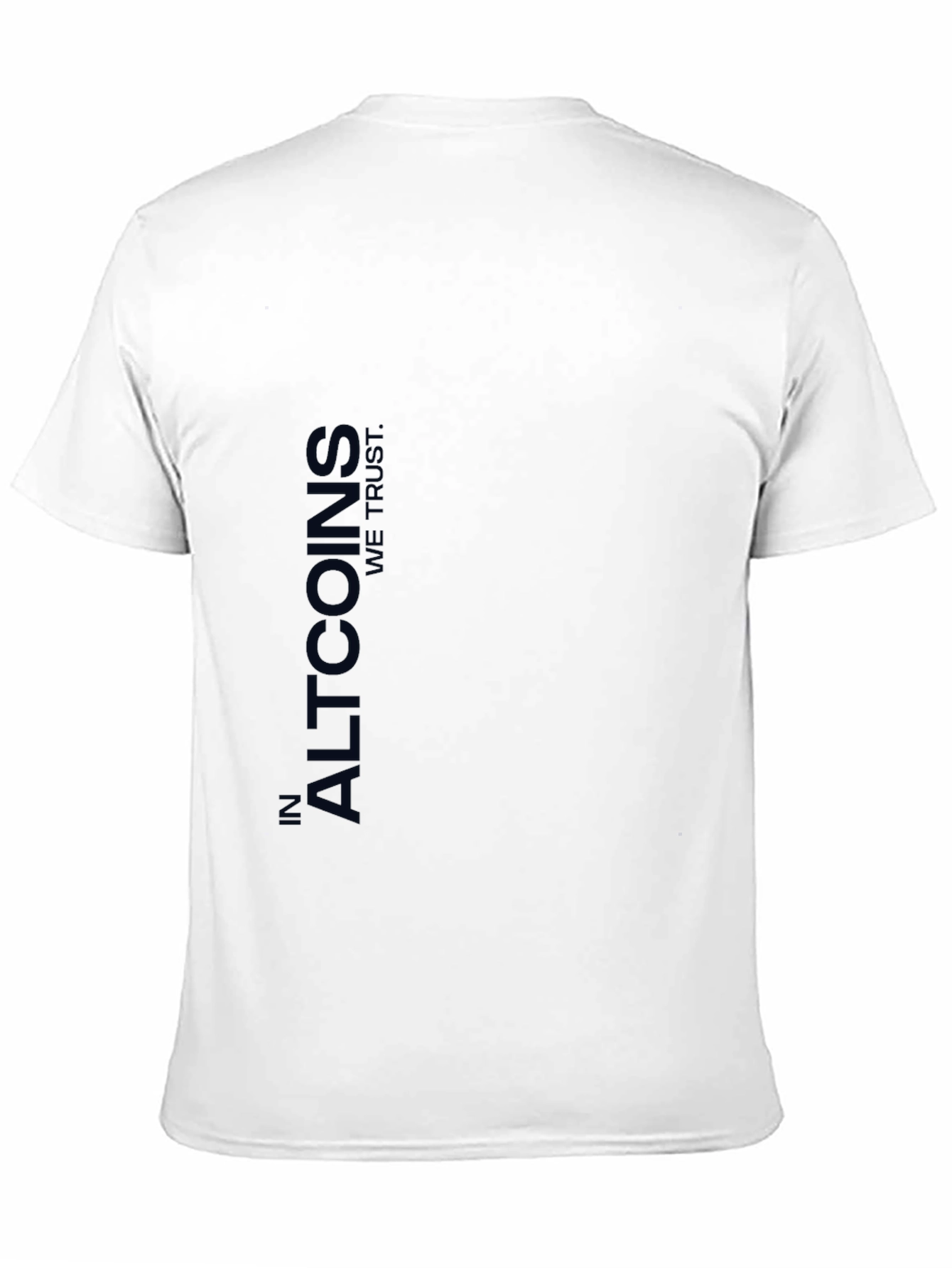 In Altcoins We Trust Black T-Shirt