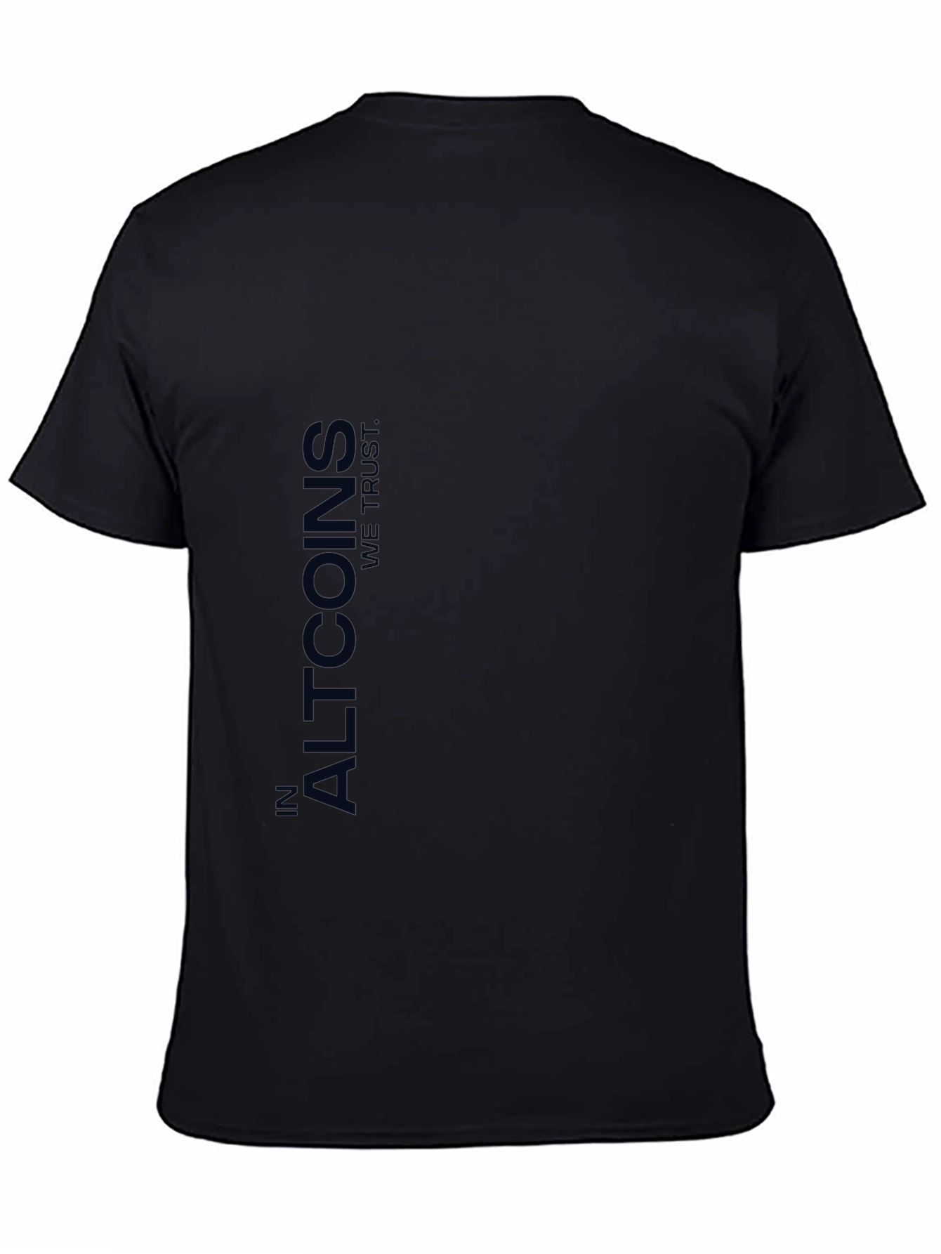 In Altcoins We Trust Black T-Shirt