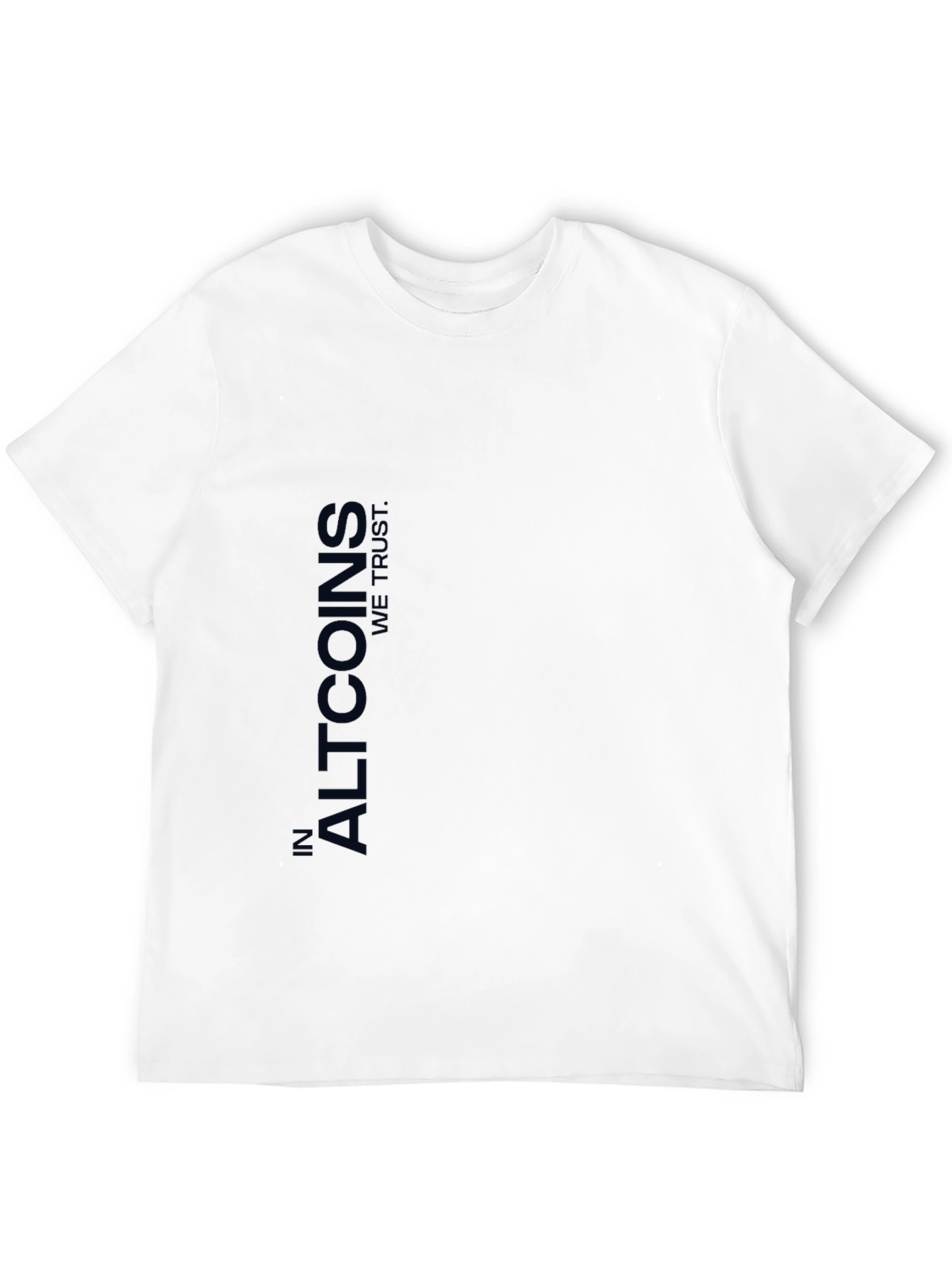 In Altcoins We Trust Black T-Shirt
