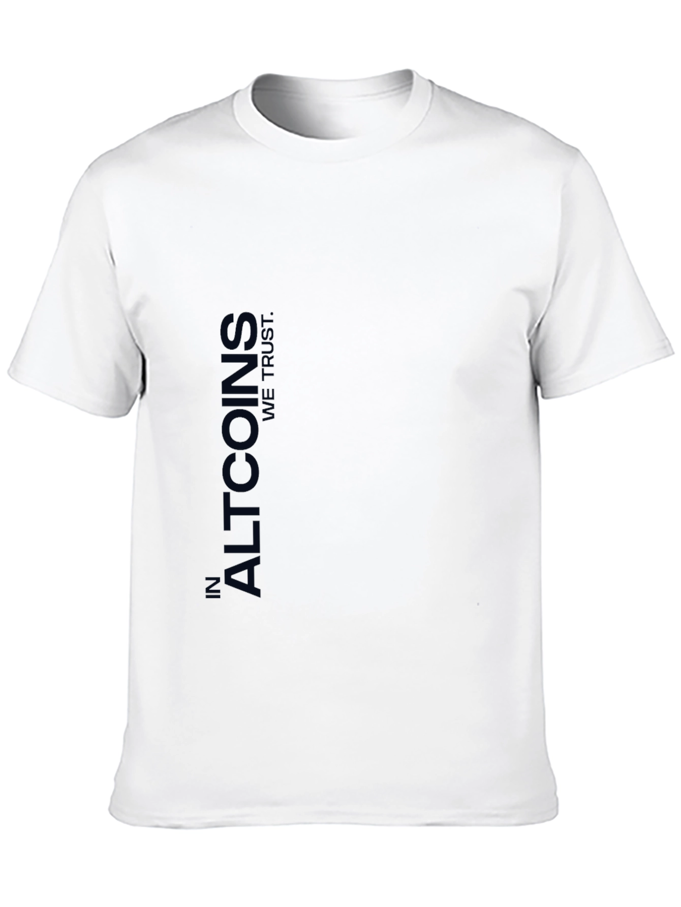 In Altcoins We Trust Black T-Shirt