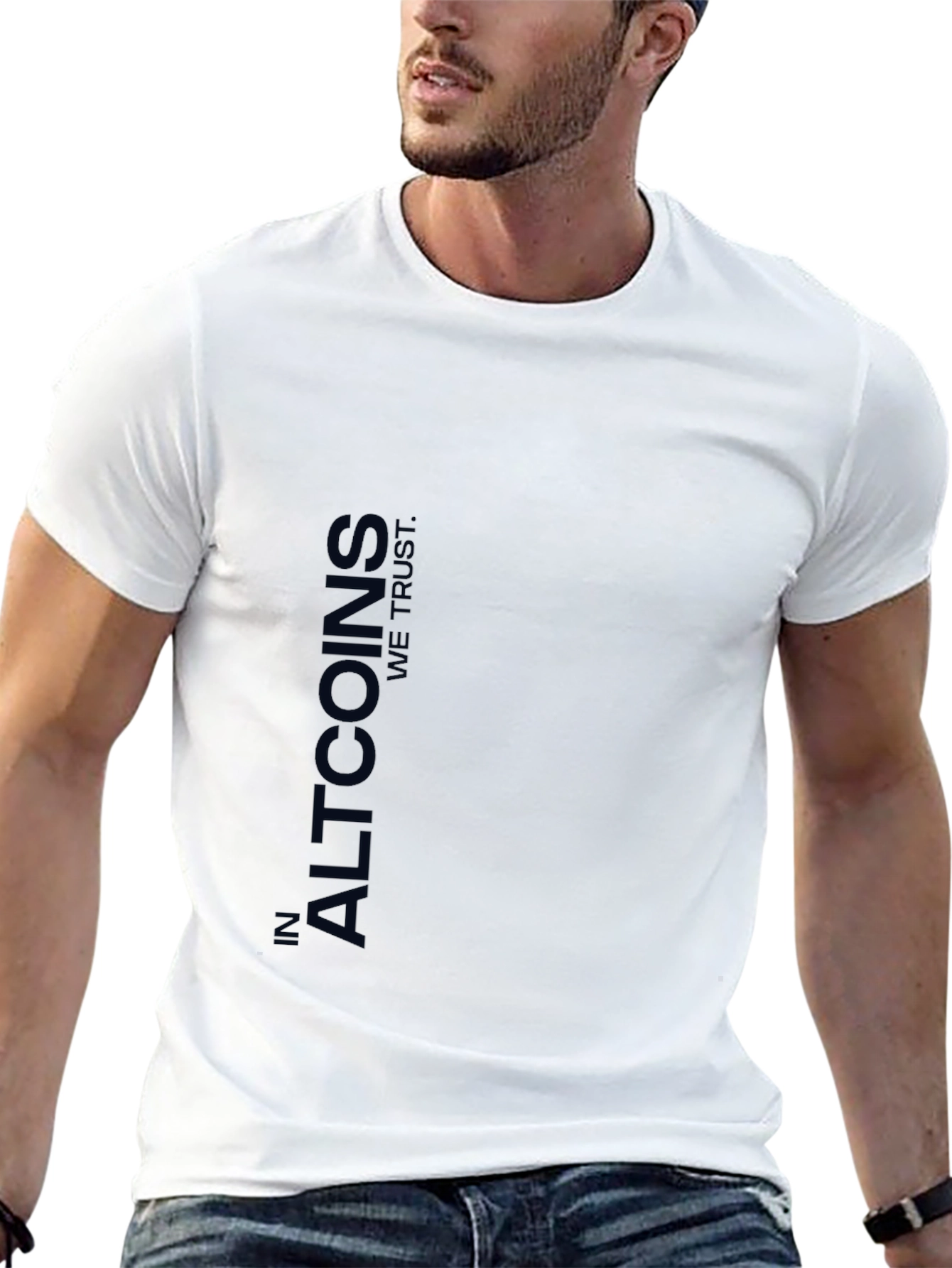 In Altcoins We Trust Black T-Shirt