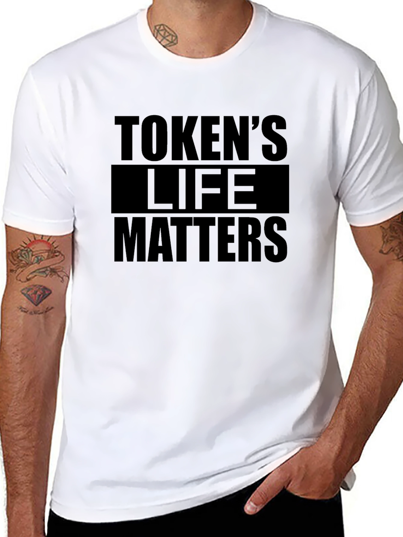 Tokens Life Matters Black T-Shirt