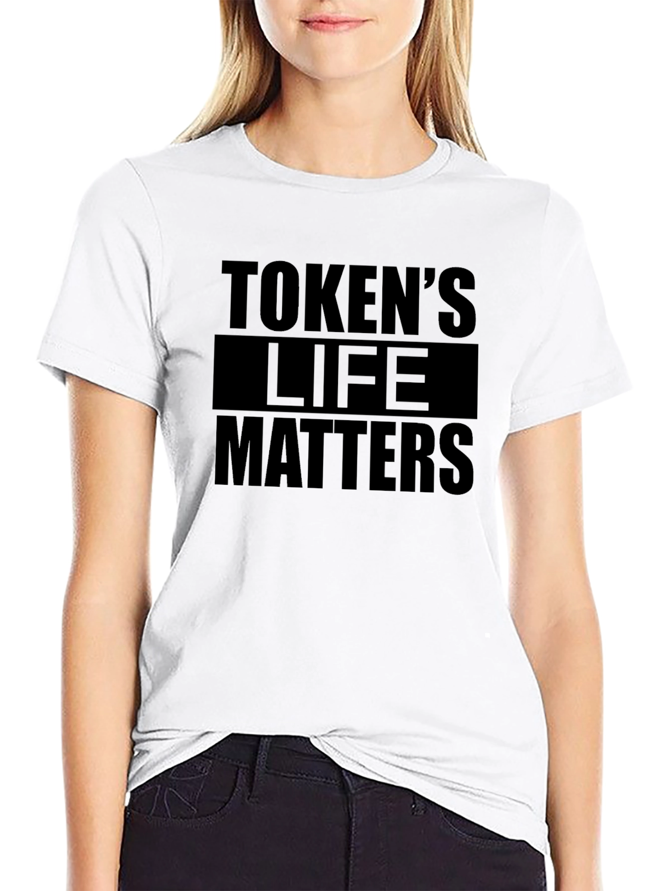 Tokens Life Matters Black T-Shirt