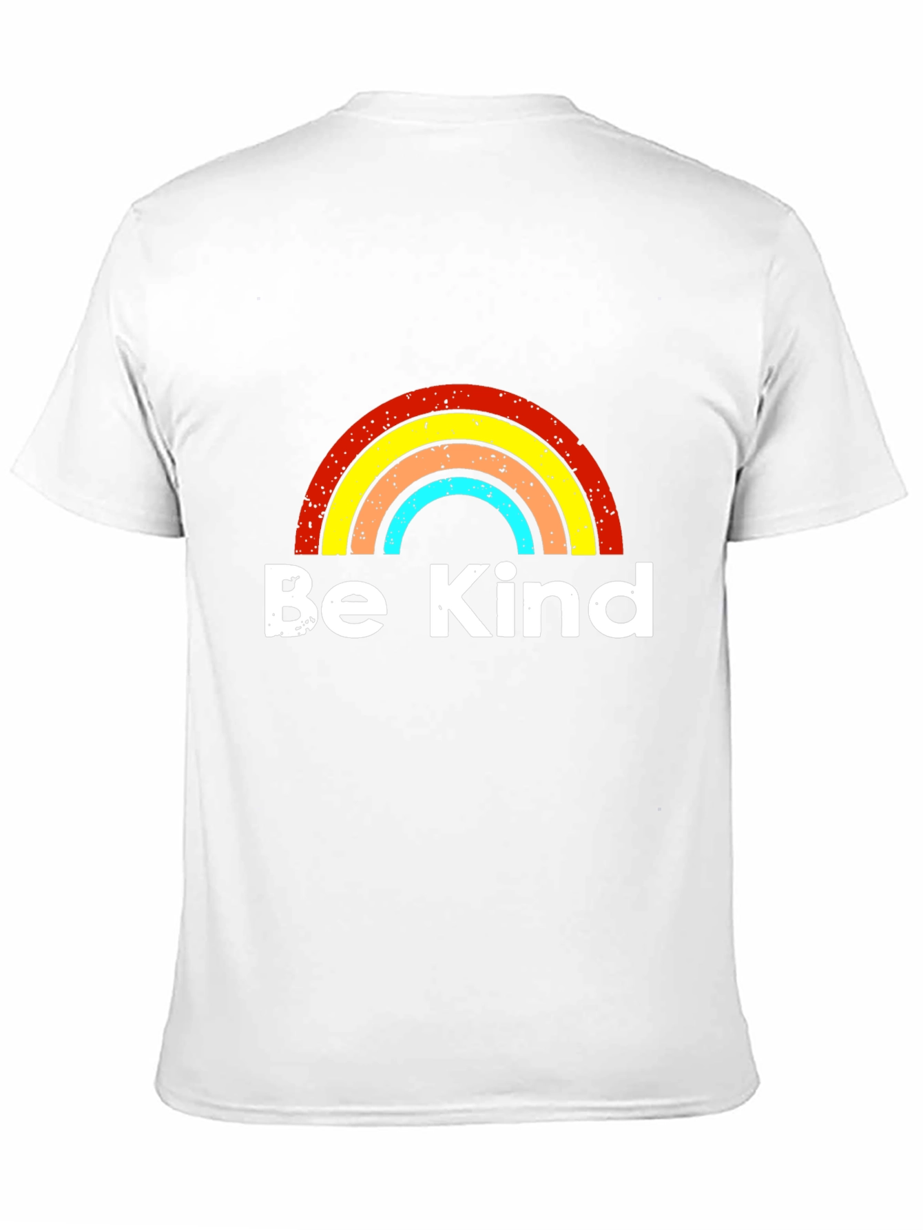 Be Kind Rainbow Graphic T-Shirt - Black