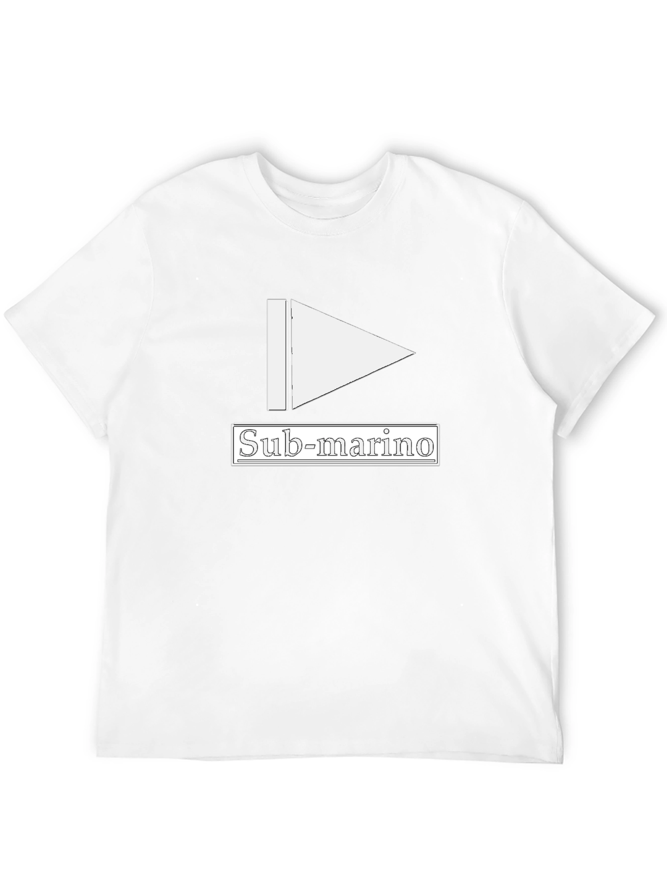 Sub-marino Graphic Tee - Black Cotton Casual T-Shirt