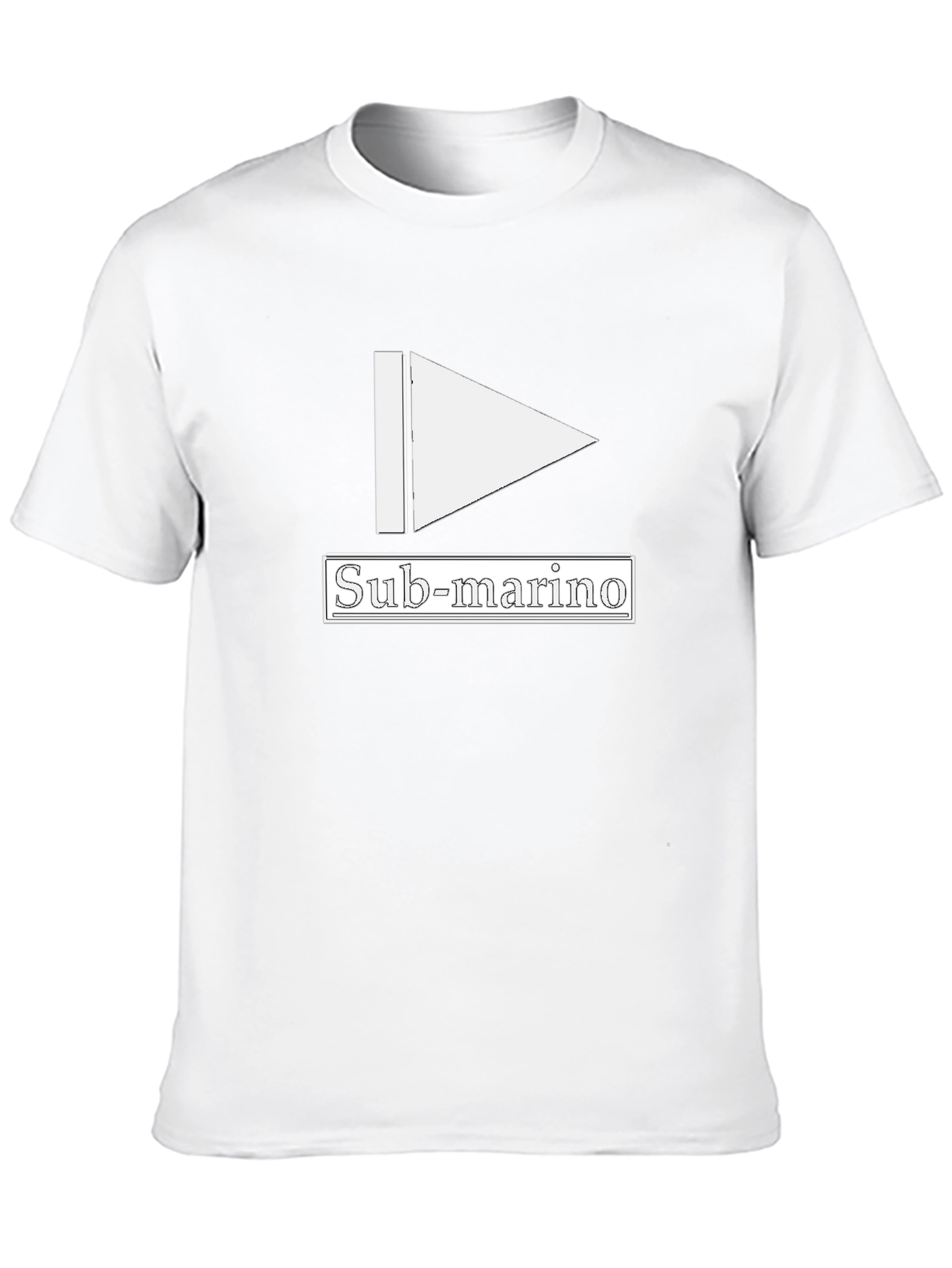 Sub-marino Graphic Tee - Black Cotton Casual T-Shirt