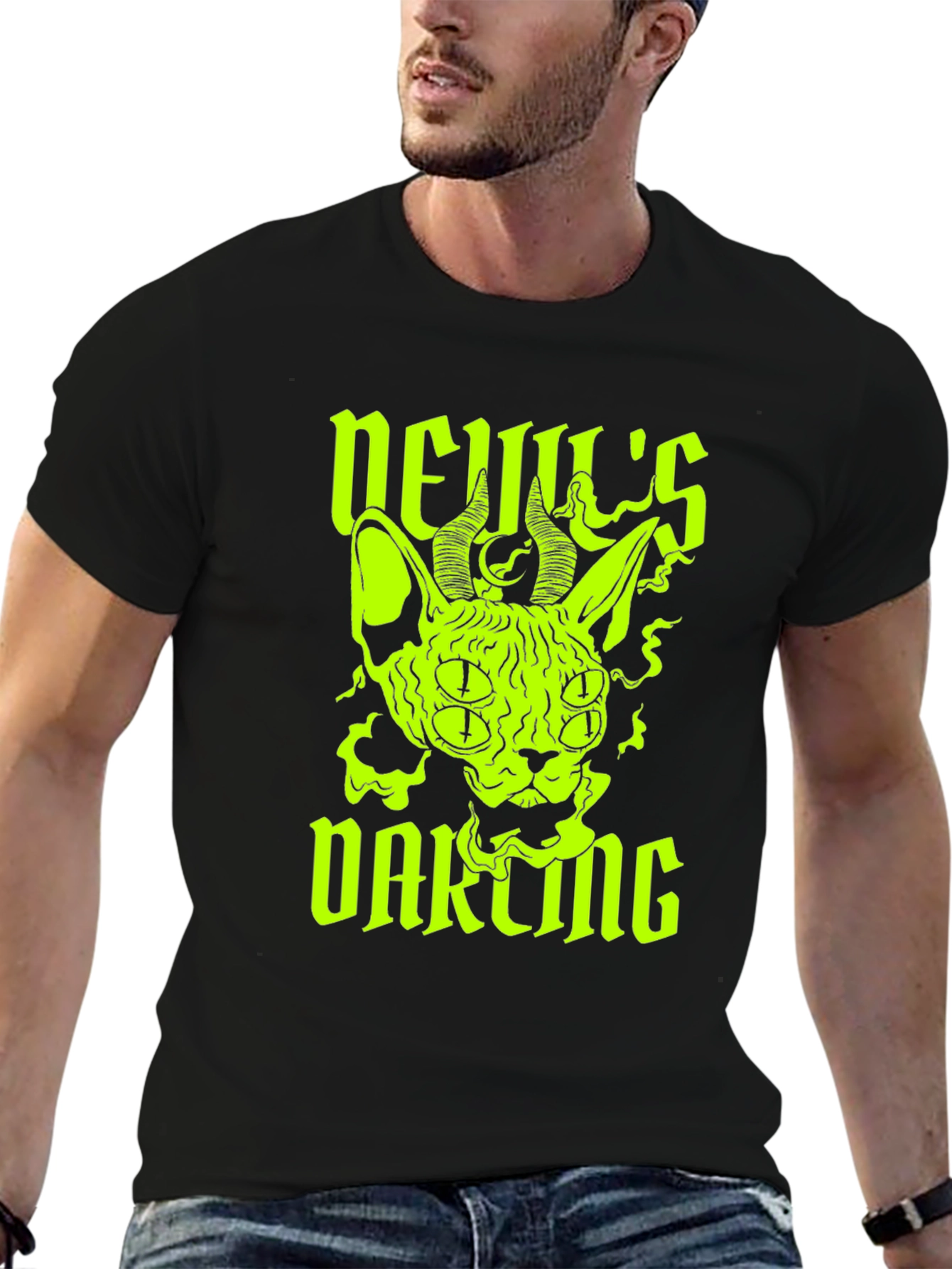 Devils Darling Graphic Tee - Black