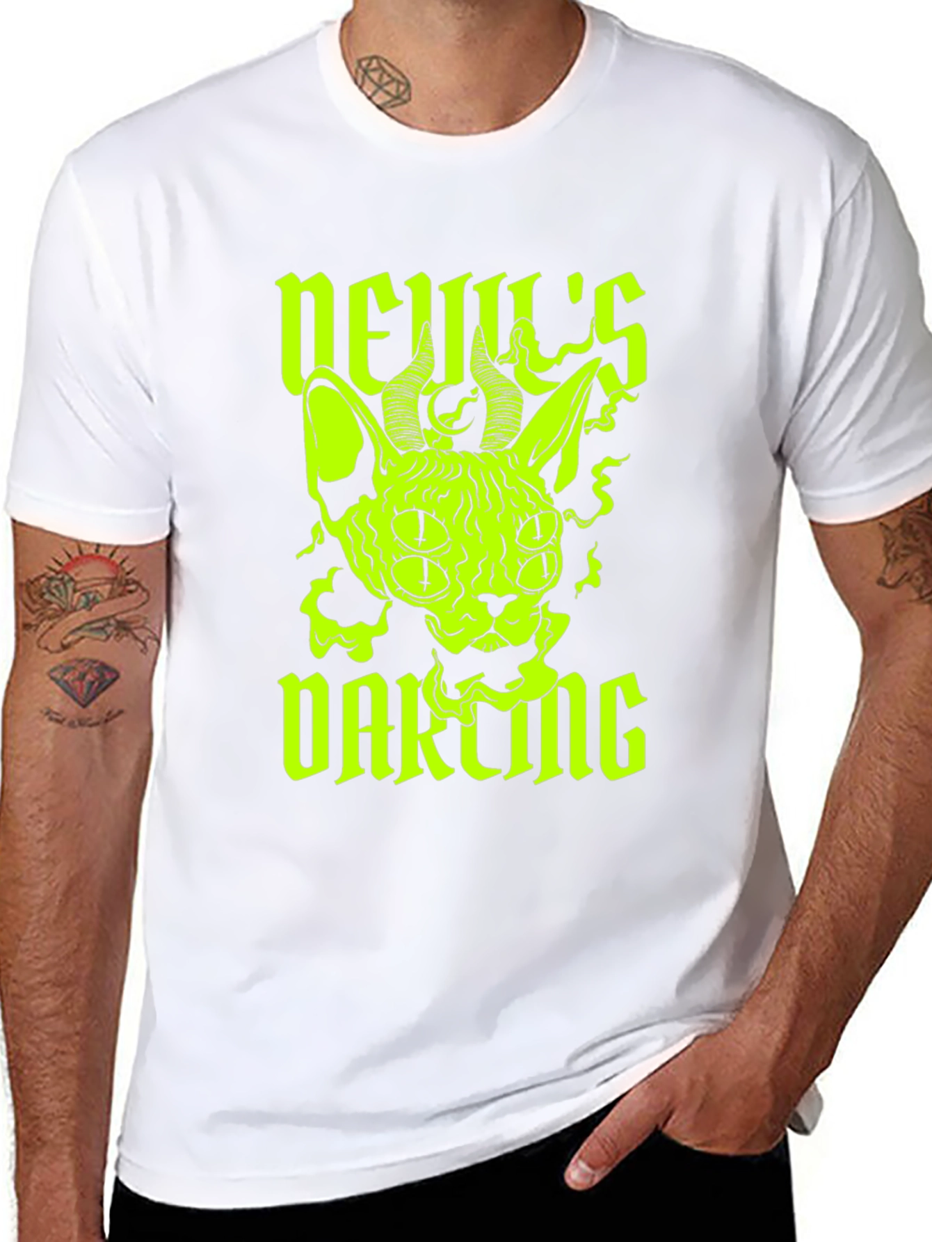 Devils Darling Graphic Tee - Black