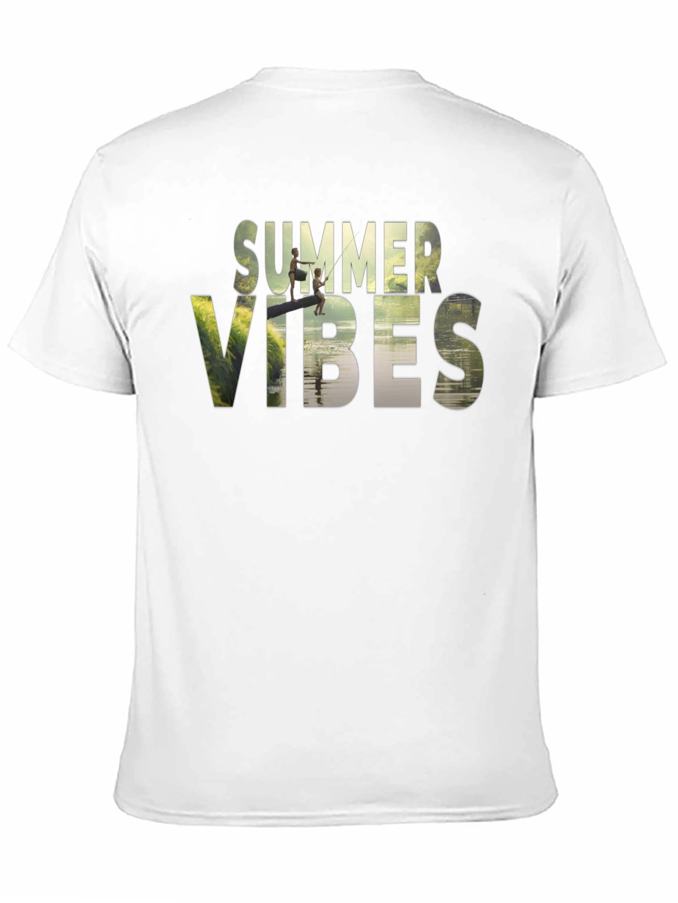 Summer Vibes Graphic T-Shirt - Black