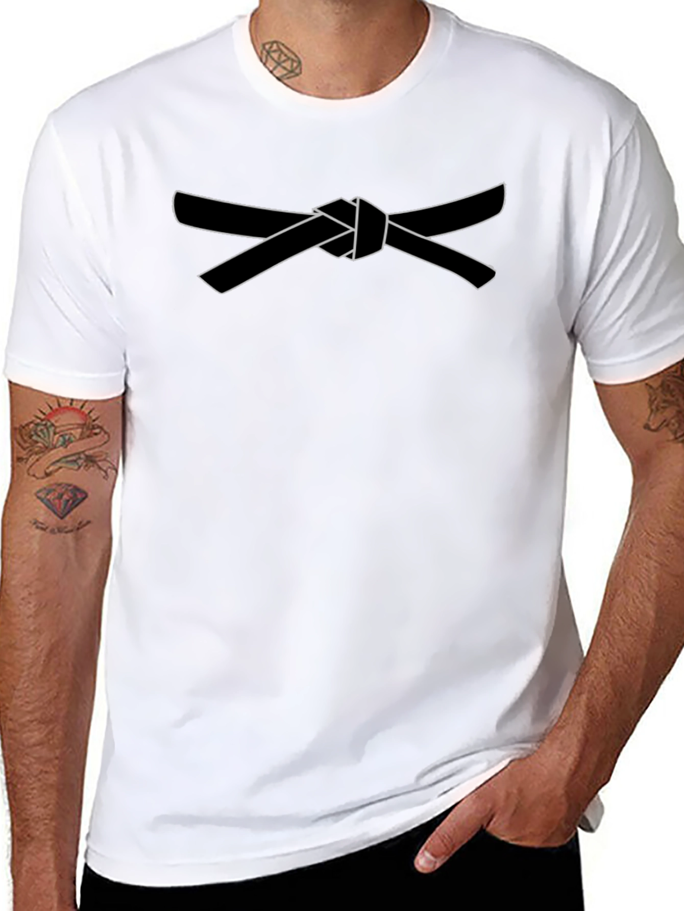 Black Belt T-Shirt - Martial Arts Training Tee