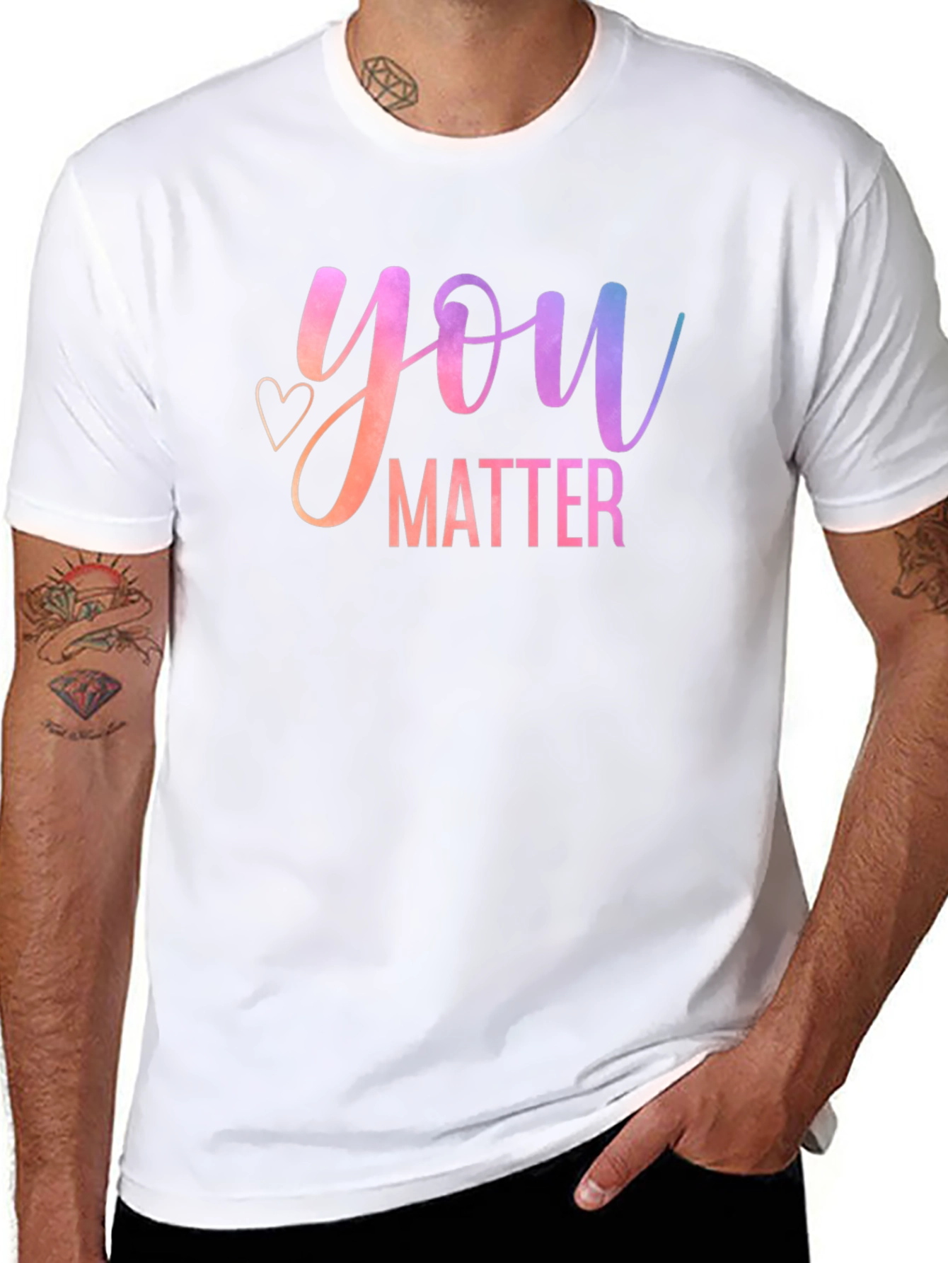 You Matter Graphic T-Shirt - Positive Message Tee