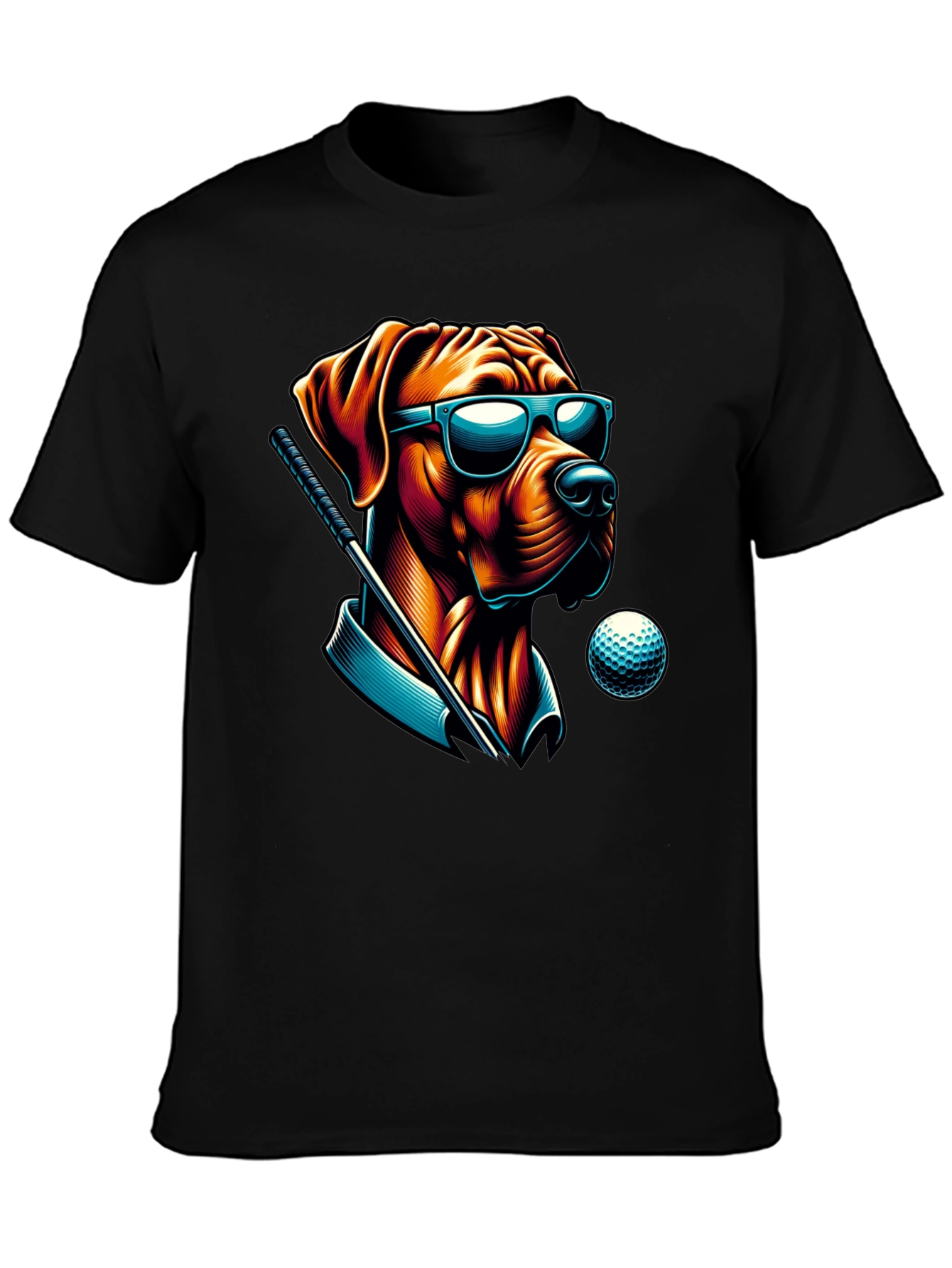 Golf Dog Tee: Cool Canine Golfer T-Shirt